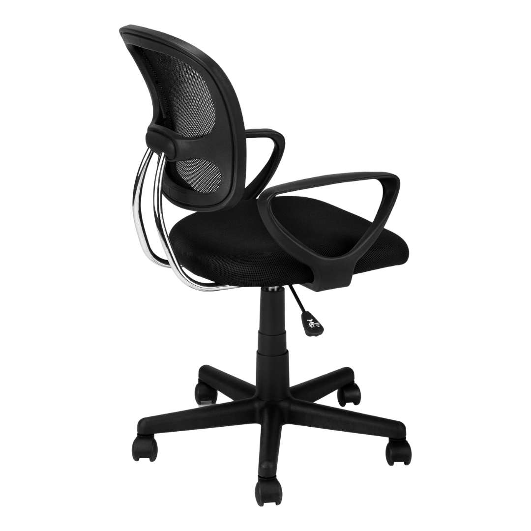 Miniflex – Chaise de bureau jeune en maille – Noire