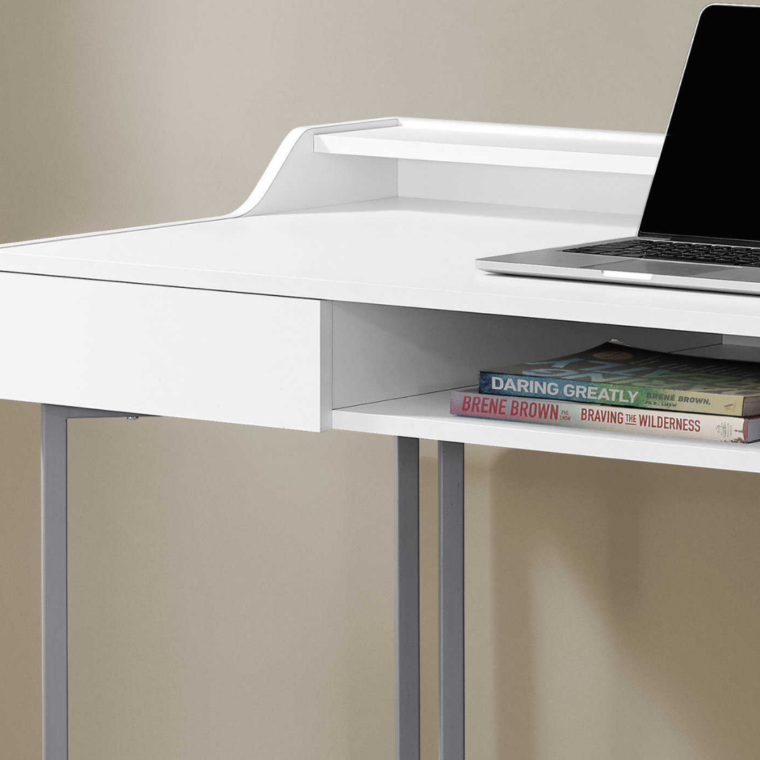 Cubvera – Bureau – Métal blanc/argenté