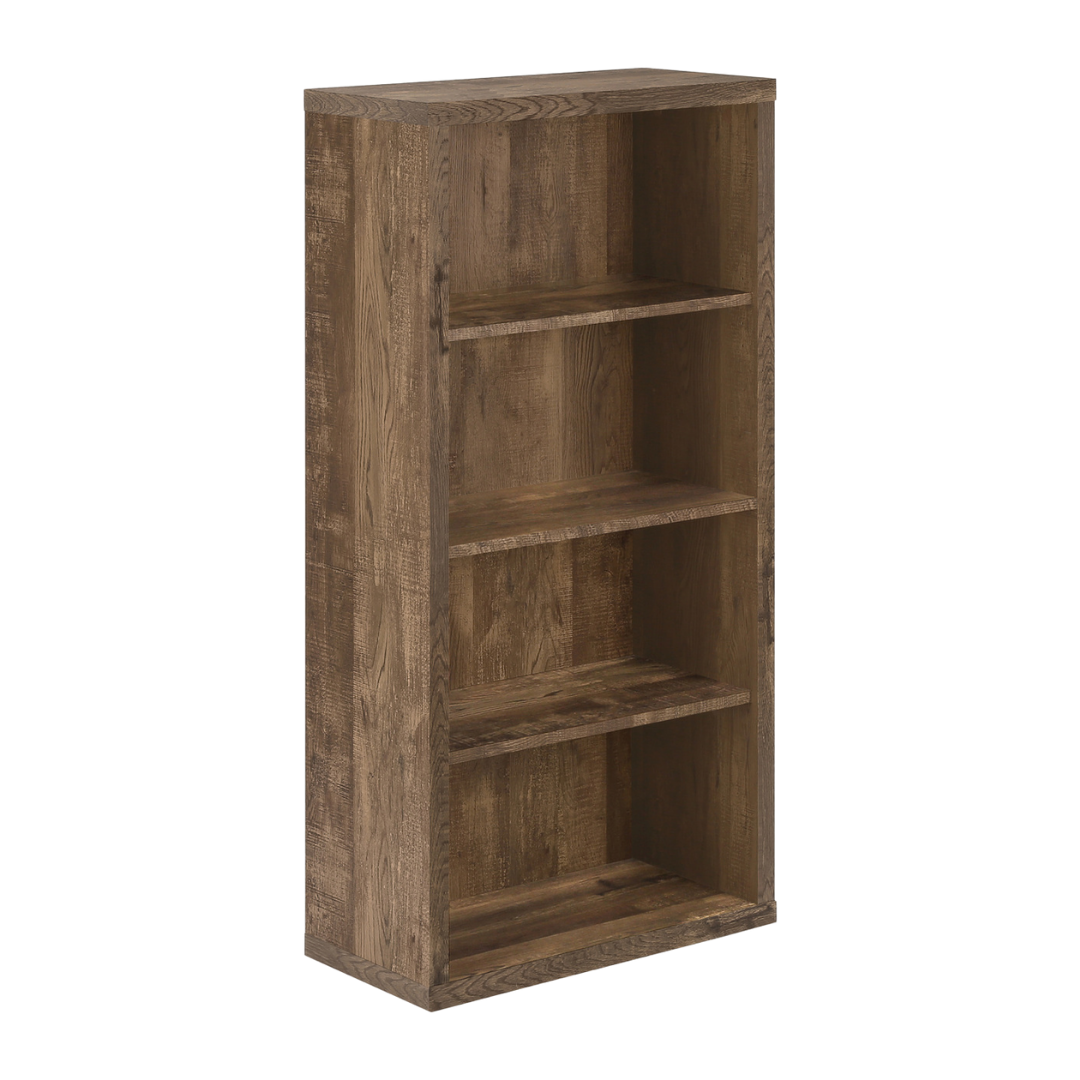 Arkivia – 48"H Bookcase – Brown Reclaimed Wood