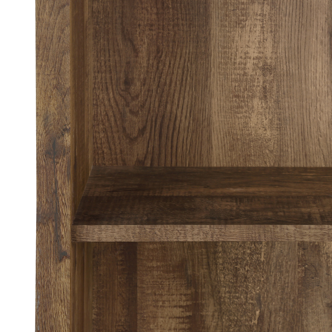 Arkivia – 48"H Bookcase – Brown Reclaimed Wood