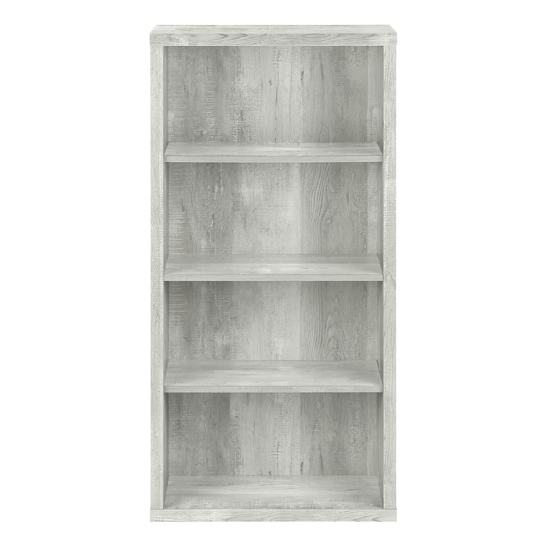 Bibliothèque Arkivia – 122 cm (48 po) de hauteur – Bois de récupération gris