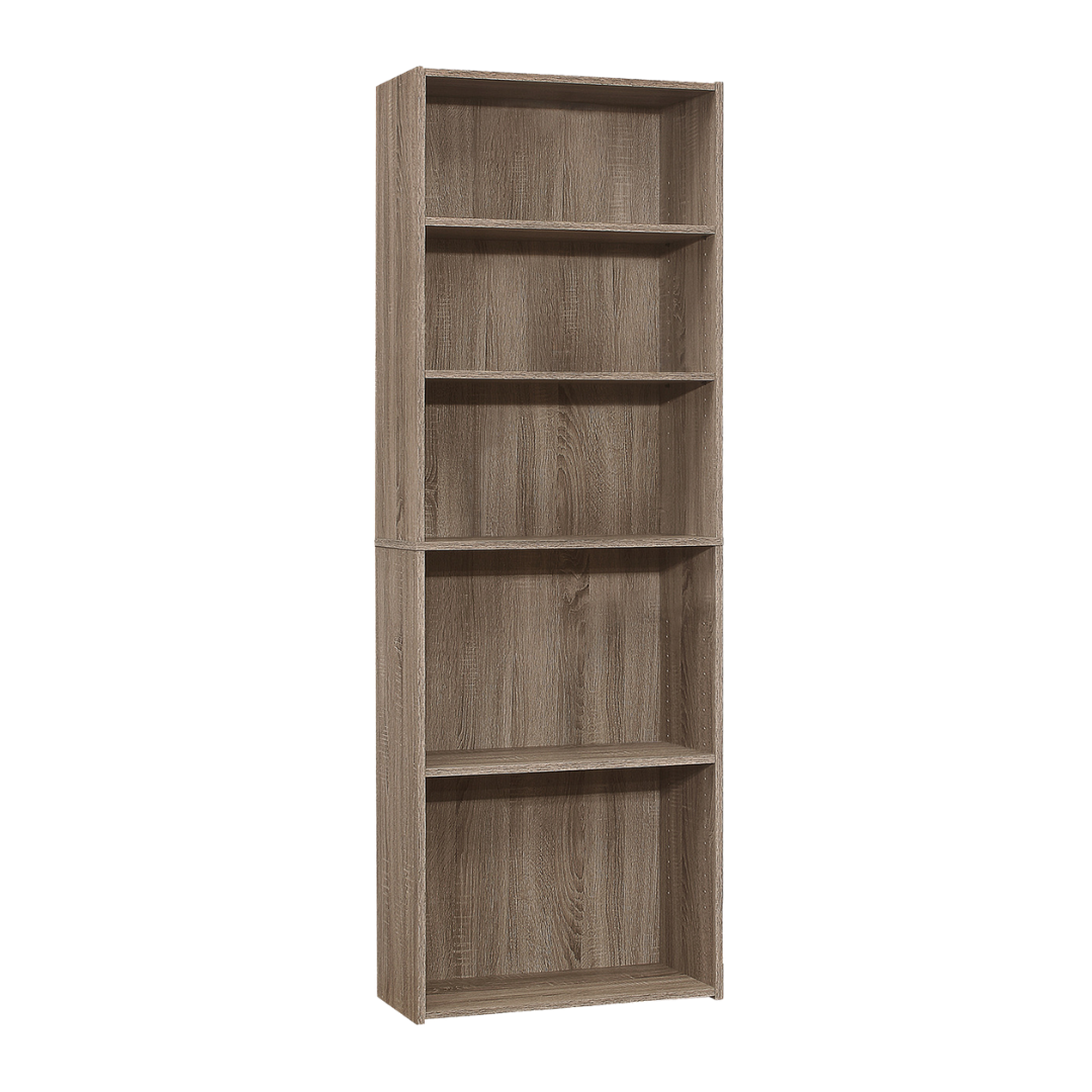 Arkivora – 72"H Bookcase – Dark Taupe
