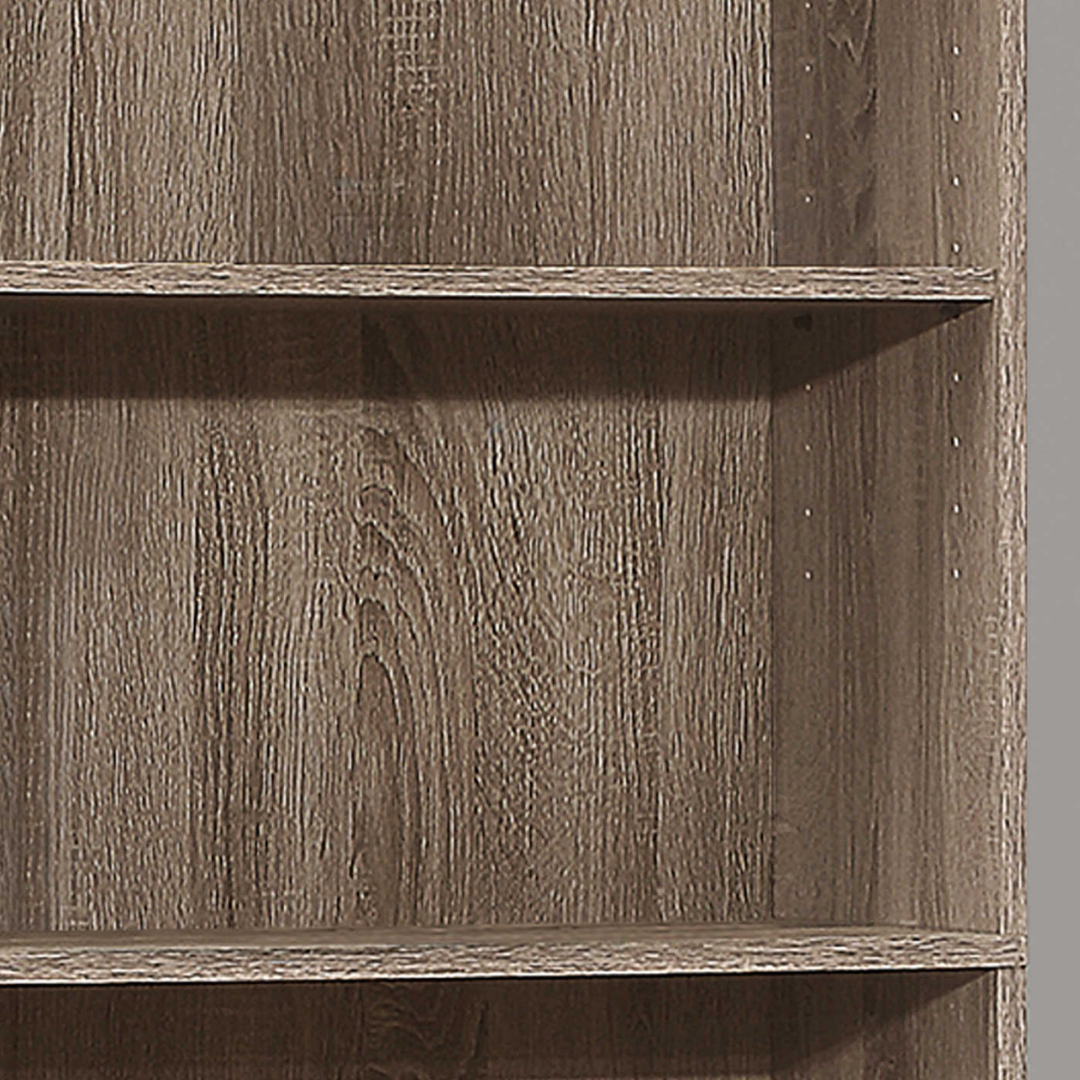 Arkivora – 72"H Bookcase – Dark Taupe