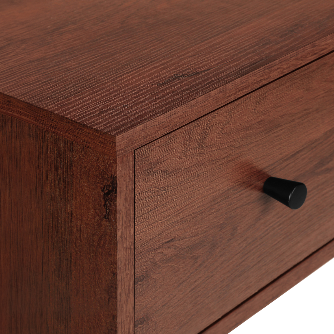 Vextura – Bureau – Cerisier / Métal noir