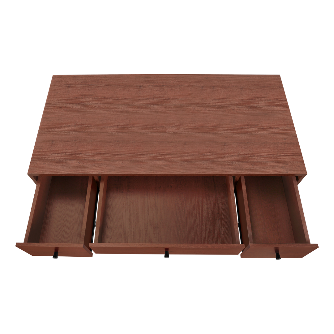 Vextura – Bureau – Cerisier / Métal noir