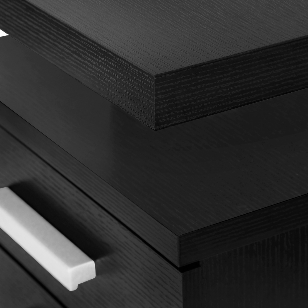 Flexiro – Bureau d'ordinateur – Noir