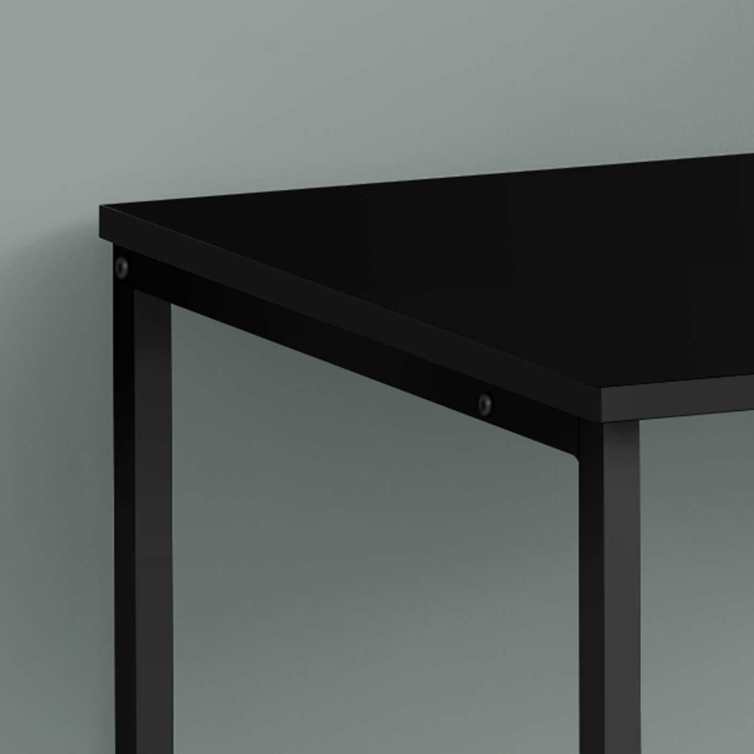 Modenxa – Computer Desk – Black / Black Metal