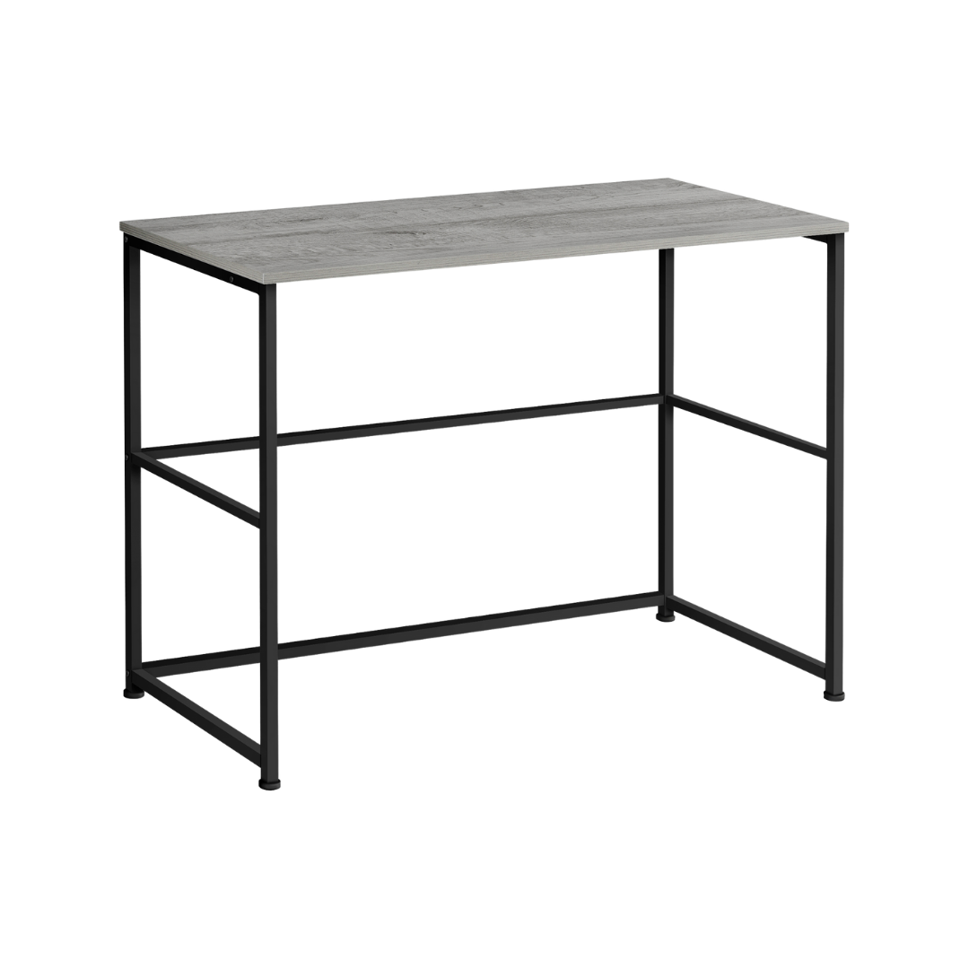 Modenxa – Computer Desk – Grey / Black Metal