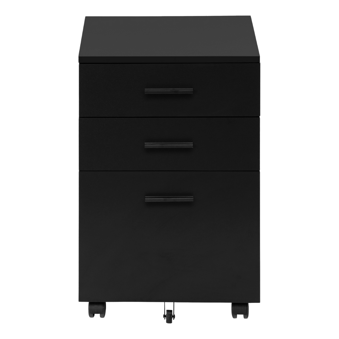 Noxeria – Classeur à 3 tiroirs – Noir