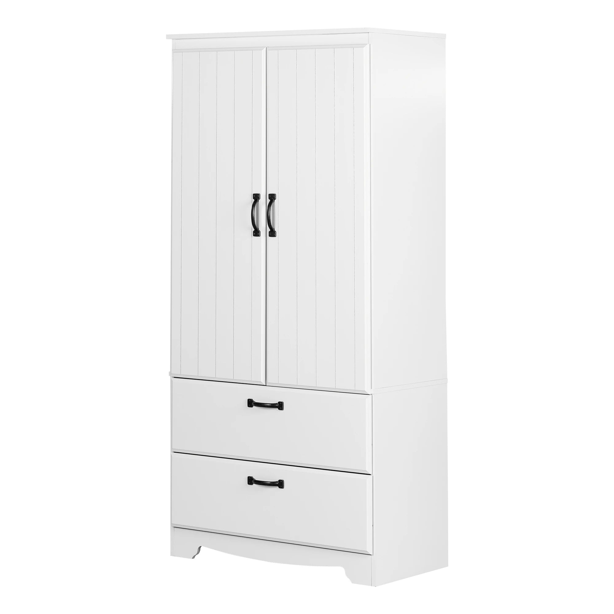 Wardrobe Armoire with Doors and Drawers - Farnel