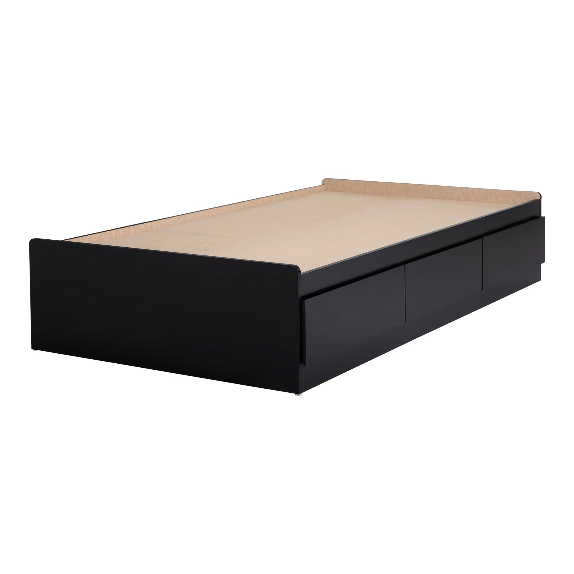 Mate's Platform Storage Bed with 3 Drawers - Vito