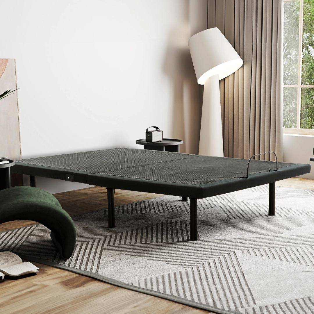 Aurelex – Sommier articulé avec position zéro gravité et ports USB/USB-C – Twin XL / Double / Queen / King