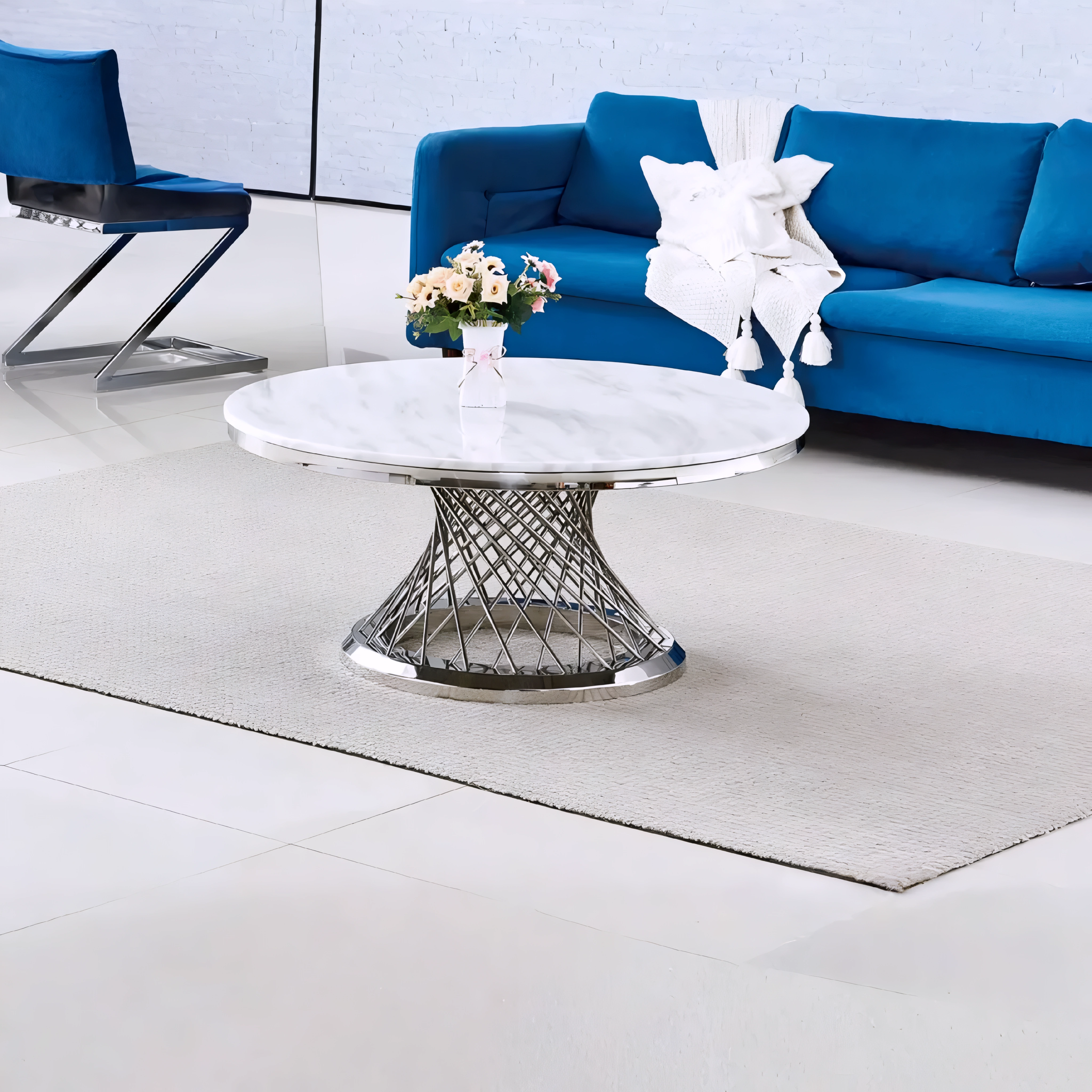 Aurelio – Table basse – Chrome