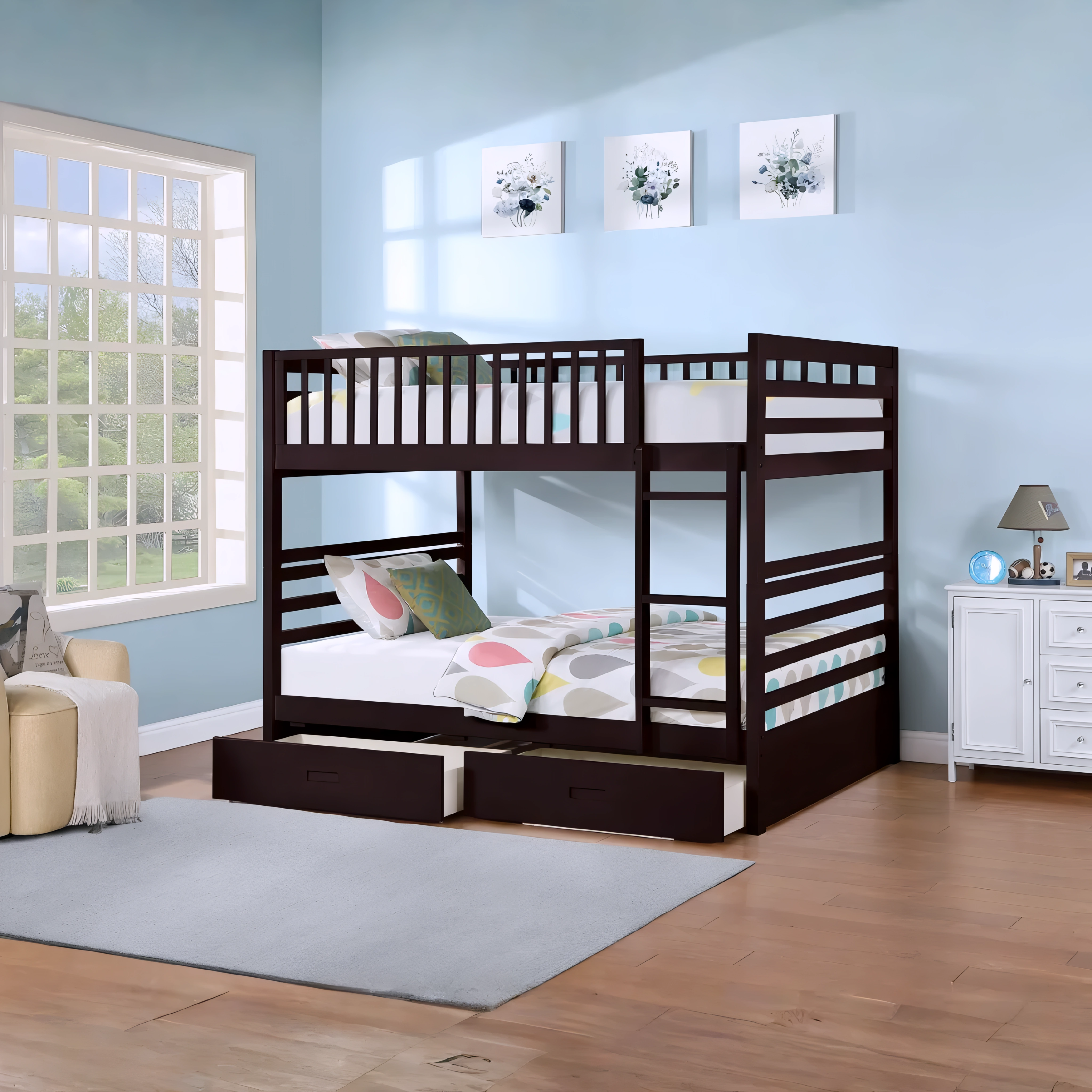 Ravell – Bunk Bed – Double/Double – Espresso
