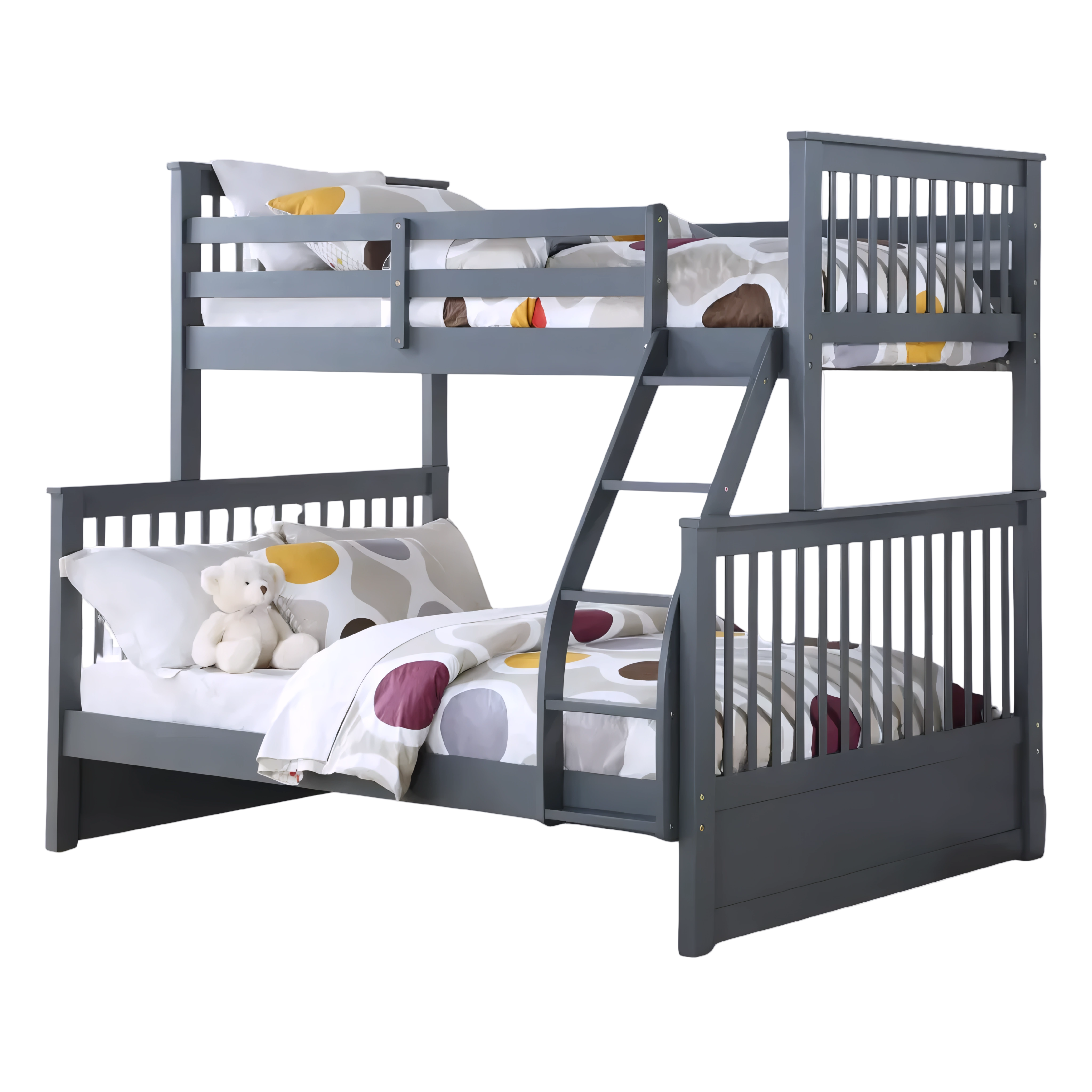 Falden – Bunk Bed – Single/Double – Grey