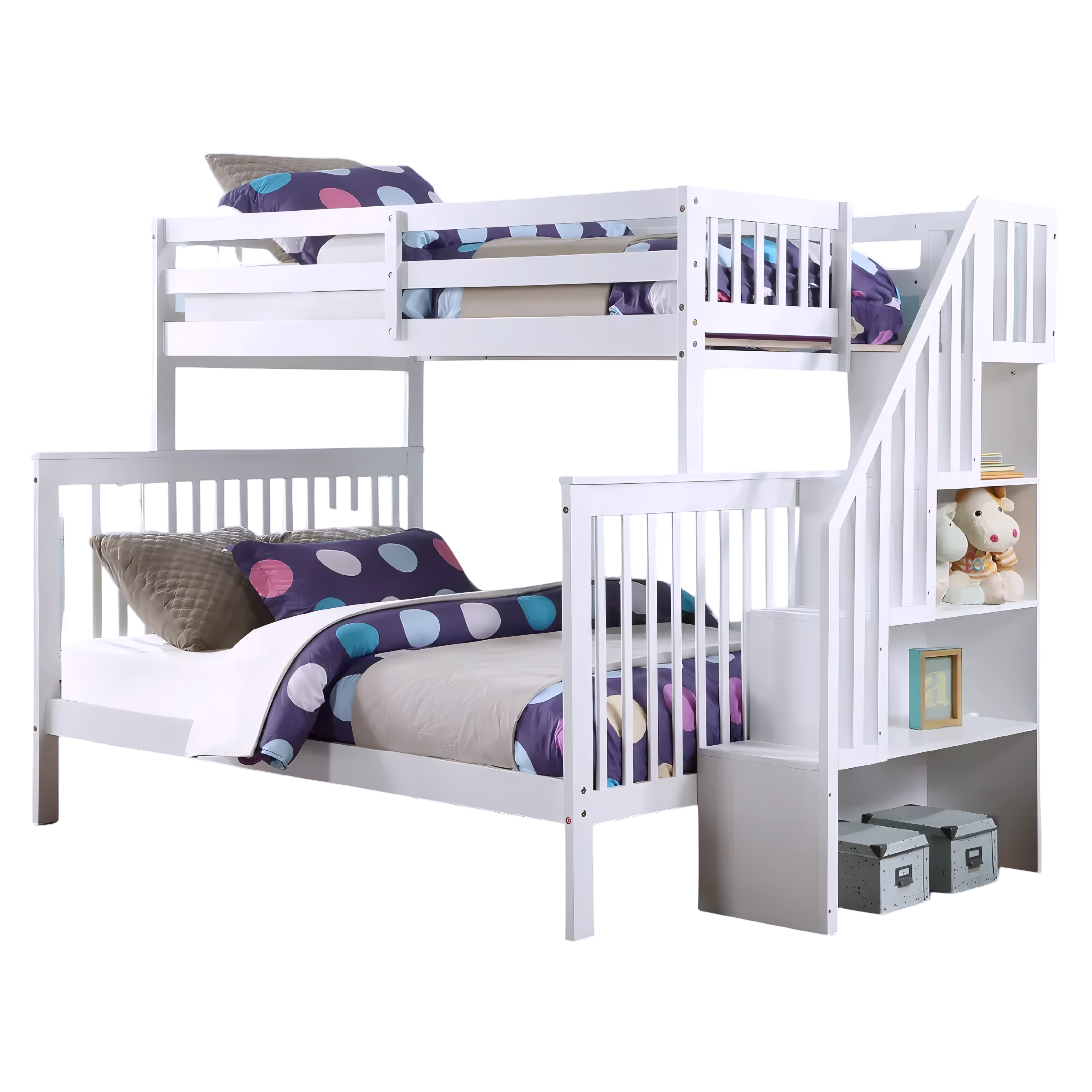 Malvik – Bunk Bed – Single/Double – White
