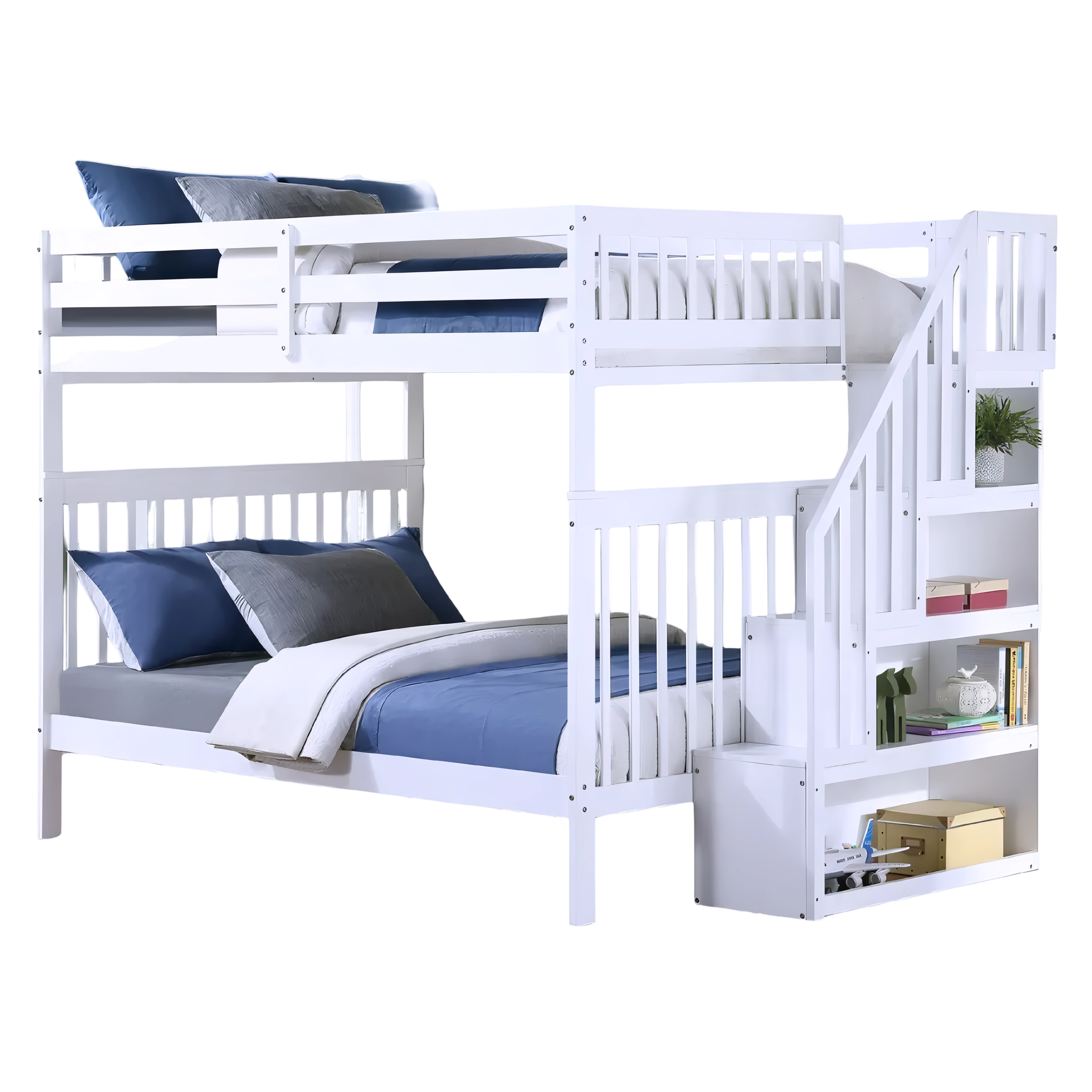 Belton – Bunk Bed – Double/Double – White
