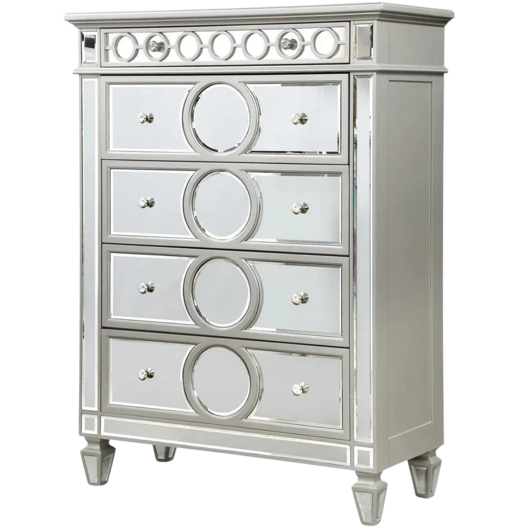 Circellia – Ensemble de chambre à coucher – King – Argent