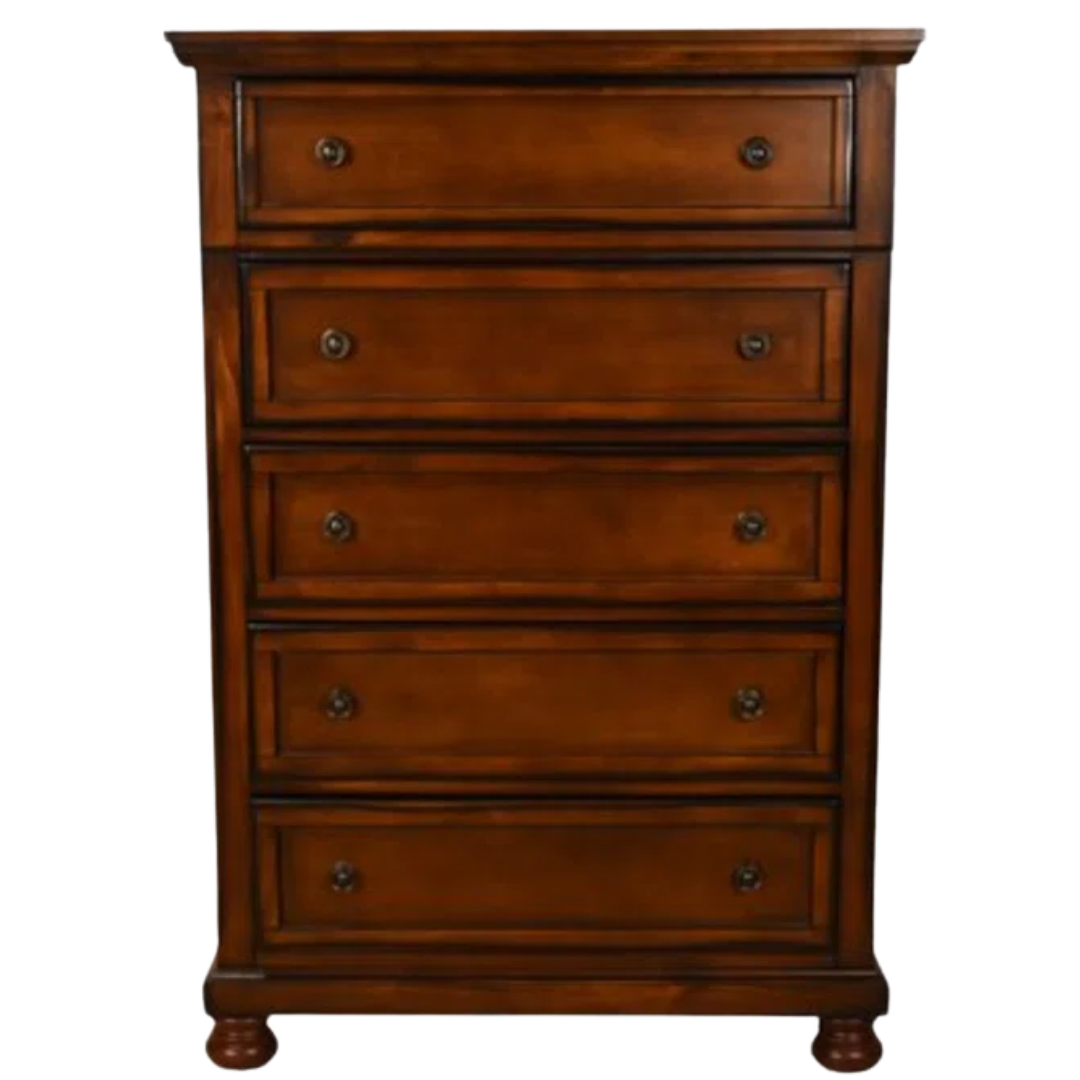 Dakota – Ensemble de chambre à coucher – King – Noyer foncé