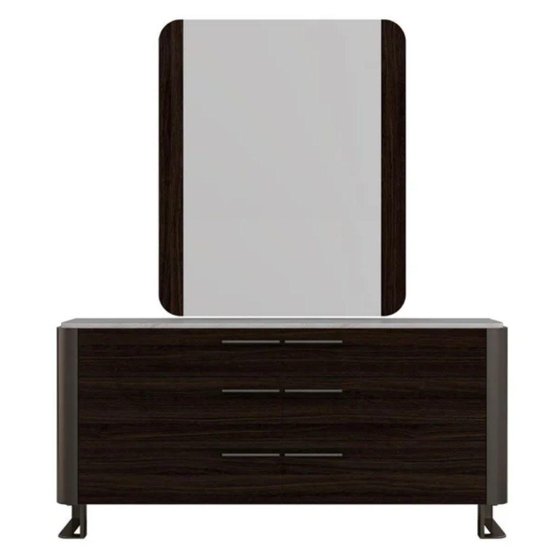 Germanto – Ensemble de chambre à coucher – Queen – Chêne noir