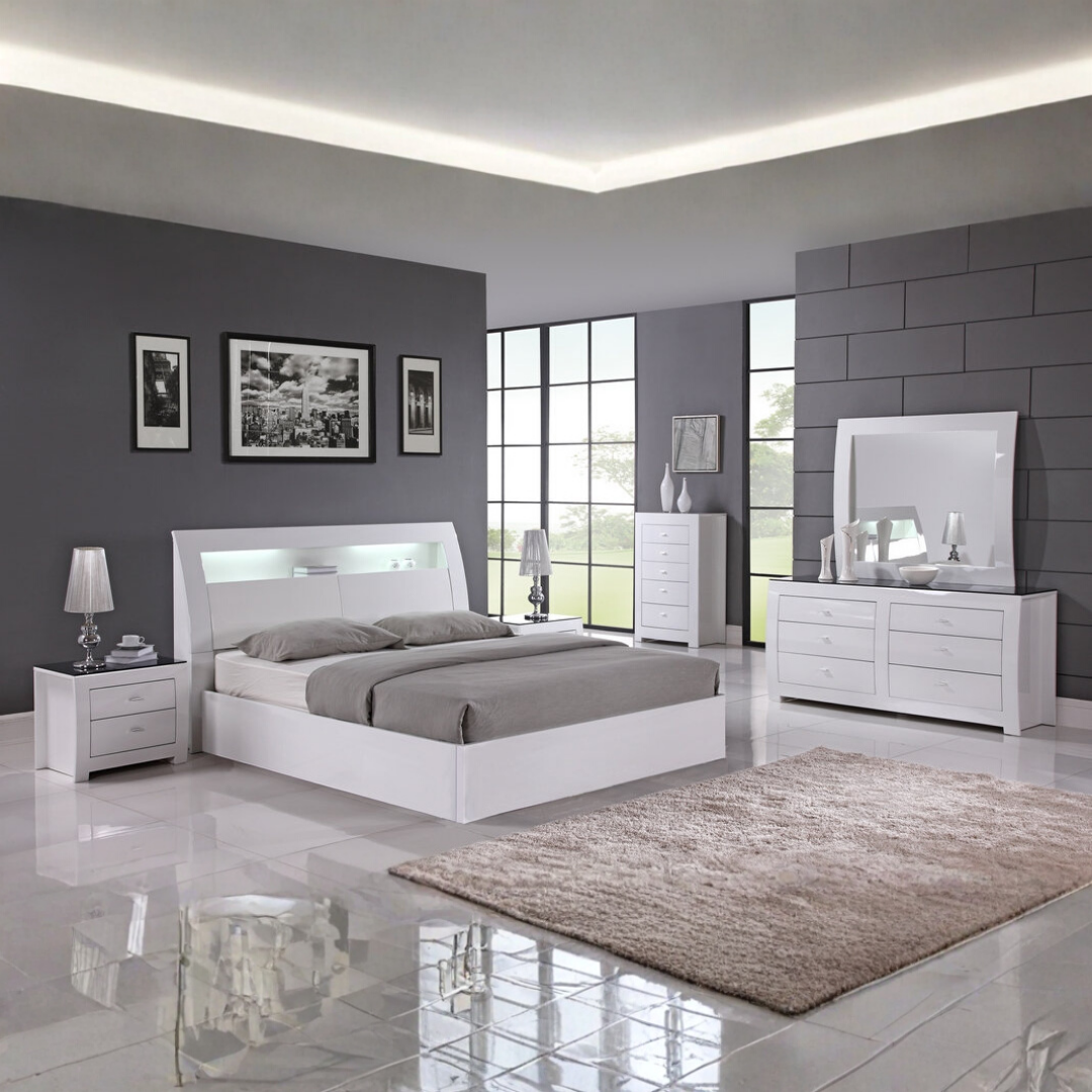 Glaciera – Bedroom Set – King