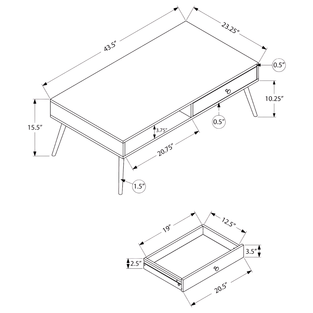 Valik – Table Basse – Noyer