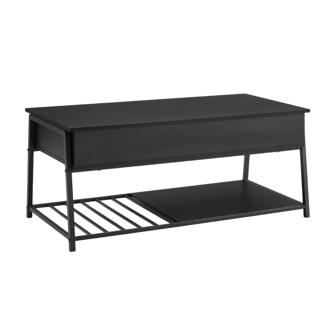 Taril – Table basse – Aspect bois noir