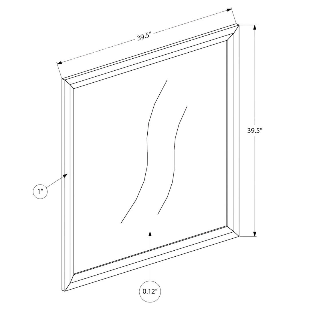 Commode Alderstone à 6 tiroirs avec miroir – Chêne blanchi