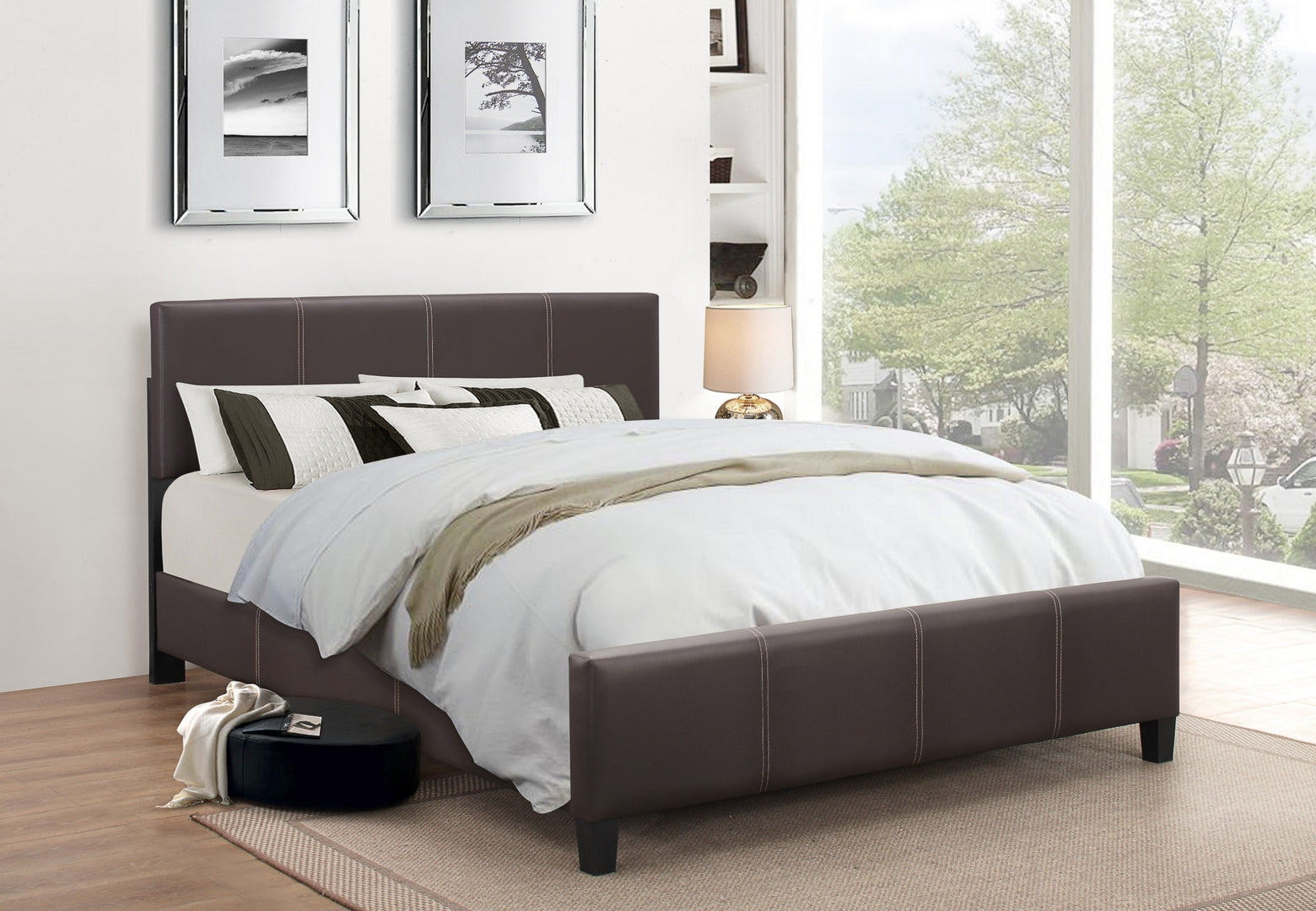 Espresso PU Bed Single/ Double / Queen 176