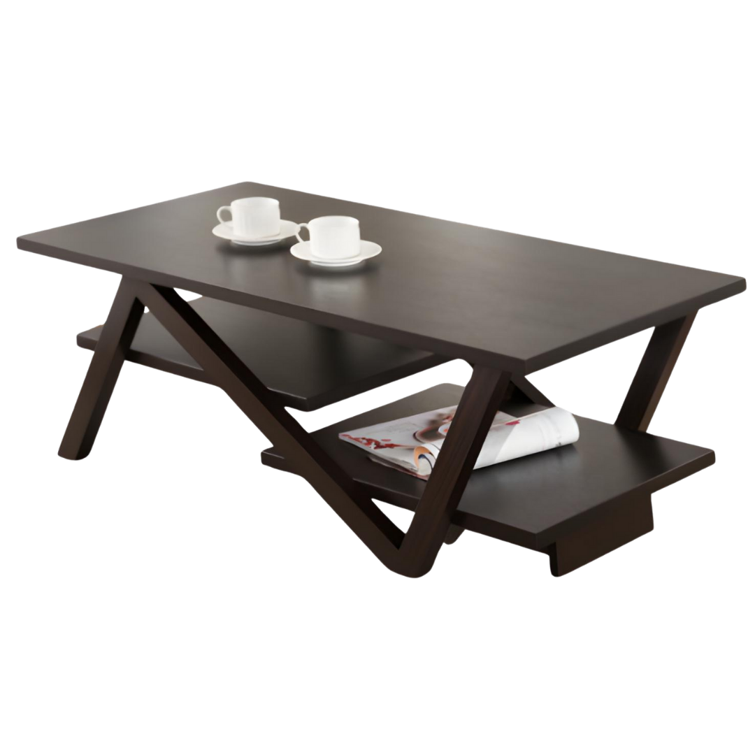Verin – Ensemble de table basse 3 pièces finition espresso