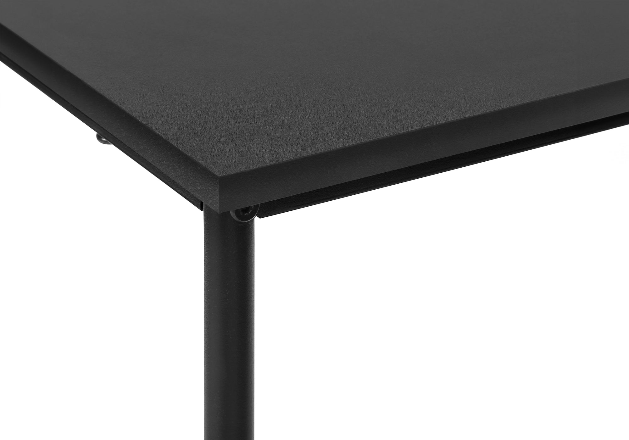 TABLE D'APPOINT - 24"H / NOIR / MÉTAL NOIR #I 2078