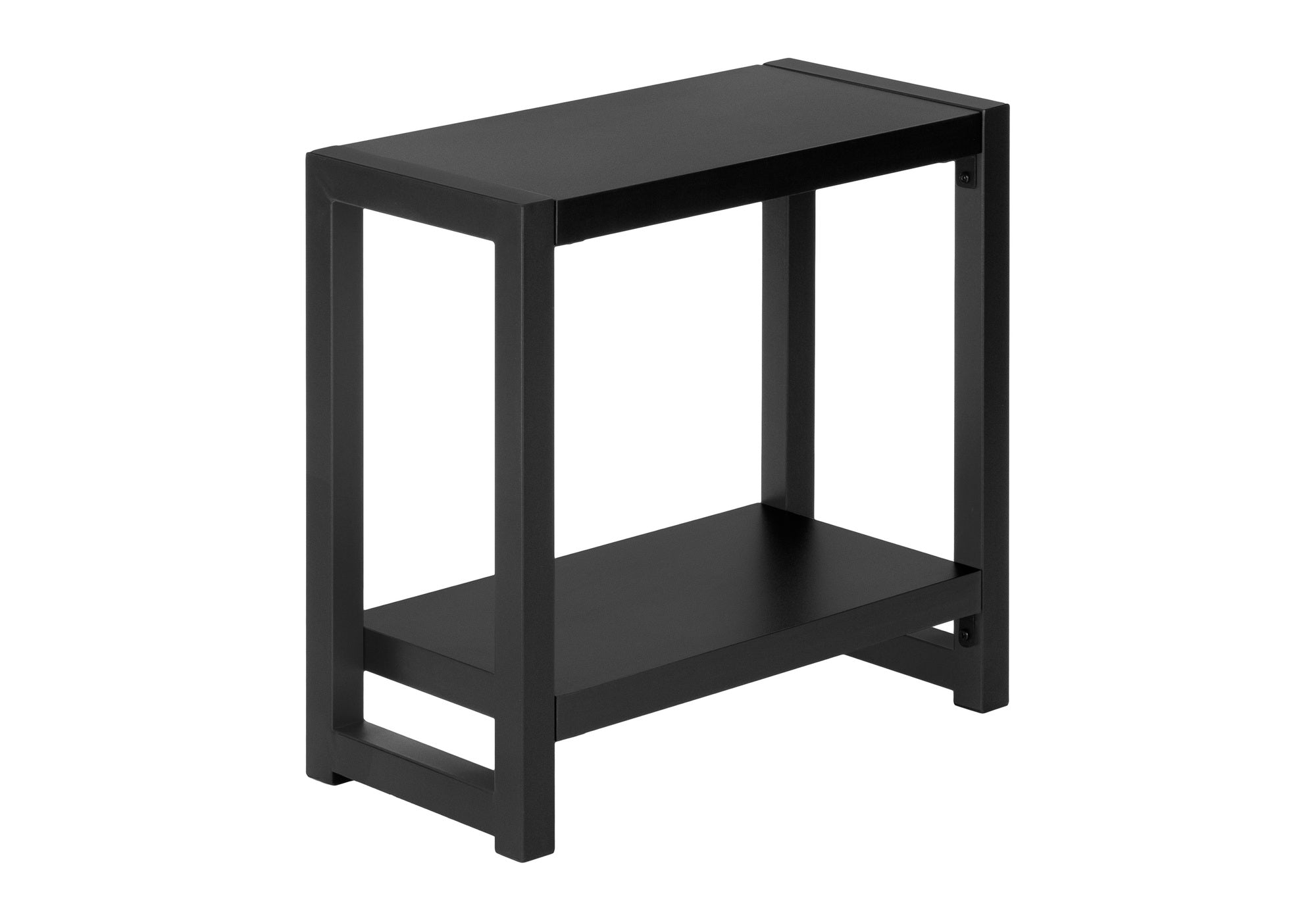 TABLE D'APPOINT - 22"H / NOIR / MÉTAL NOIR #I 2081