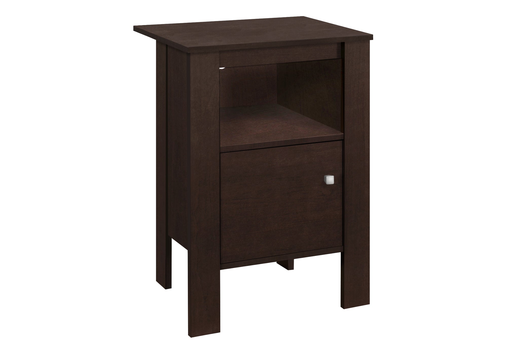 NIGHTSTAND - ESPRESSO NIGHT STAND WITH STORAGE #I 2135