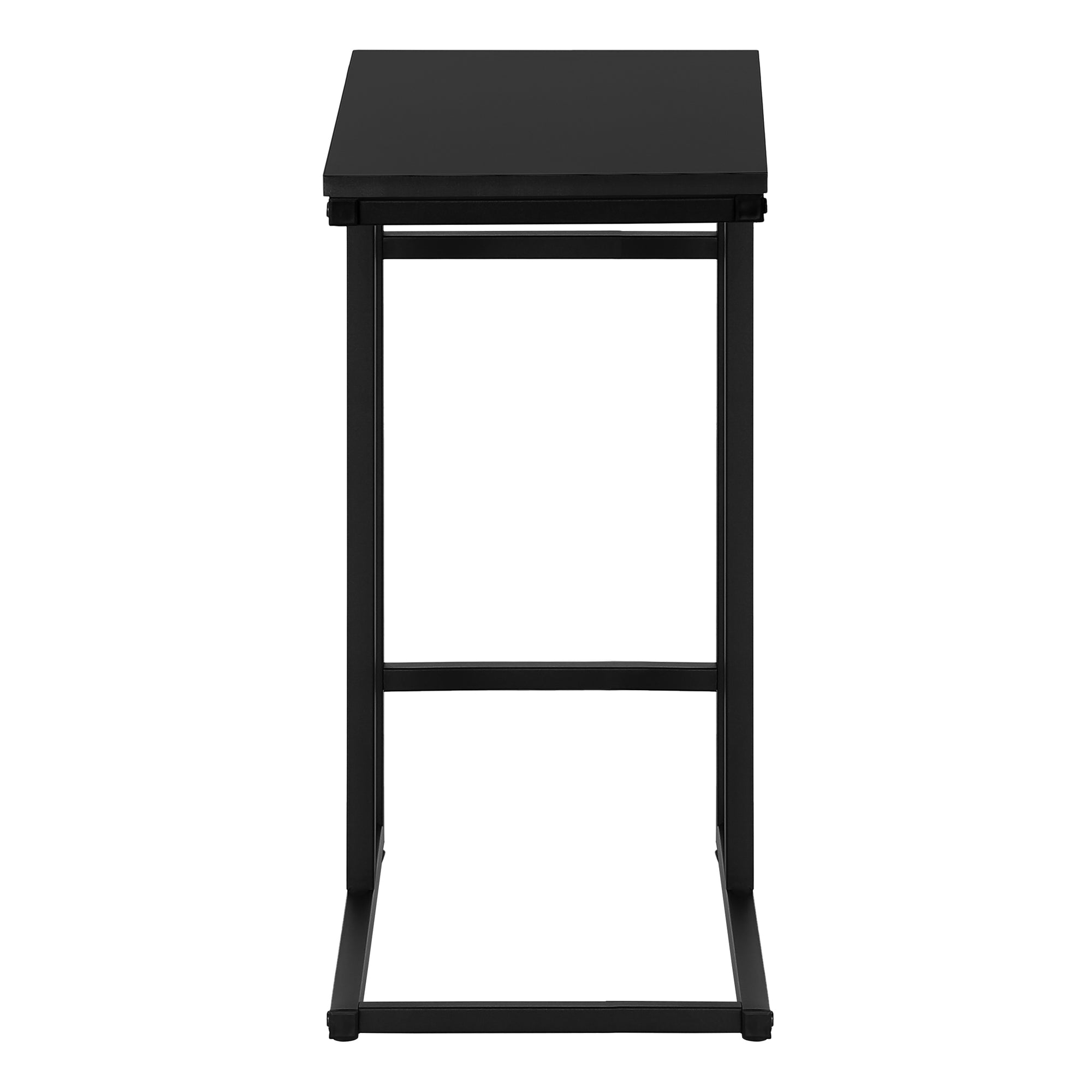 TABLE D'APPOINT - 24"H / NOIR / MÉTAL NOIR #I 2170