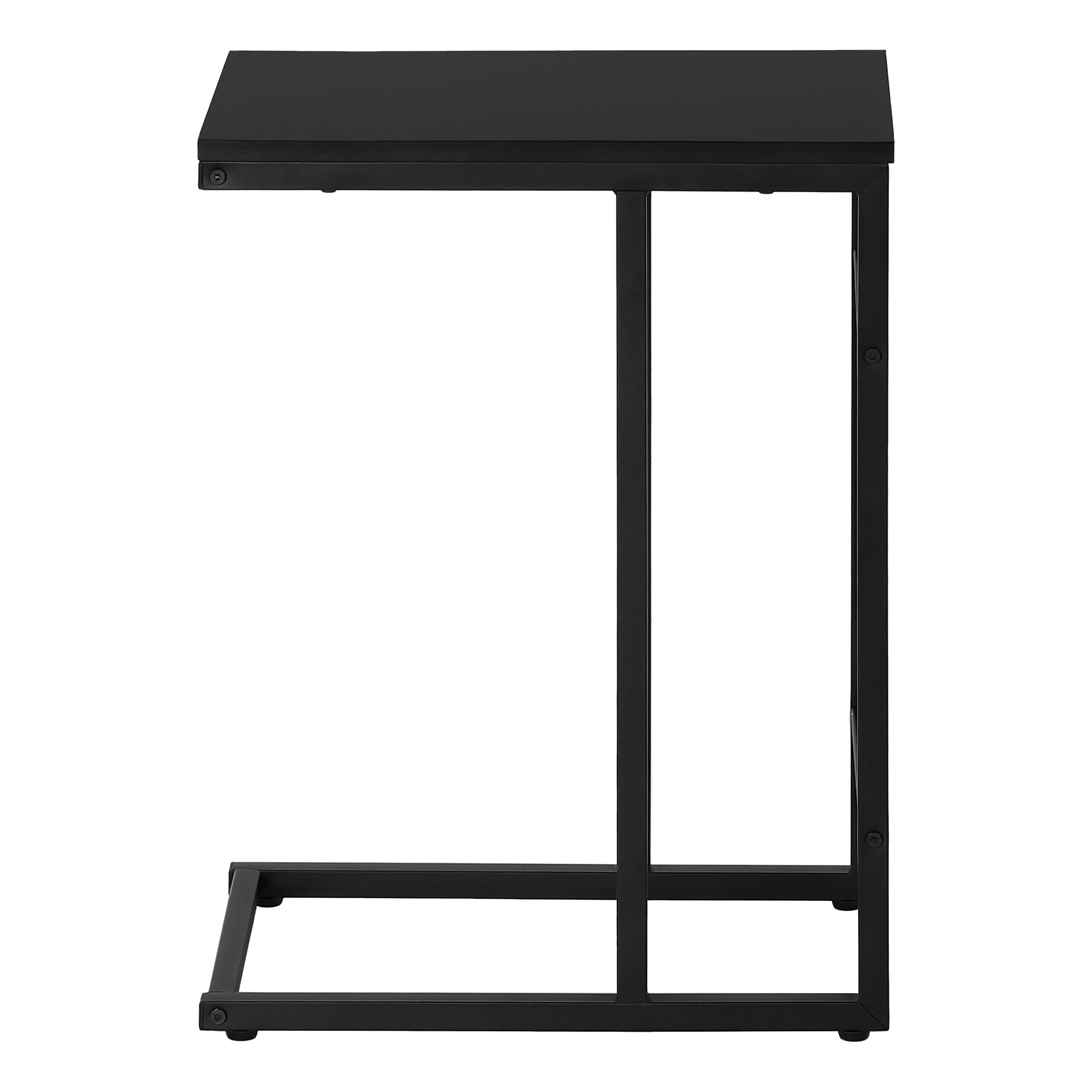 TABLE D'APPOINT - 24"H / NOIR / MÉTAL NOIR #I 2170