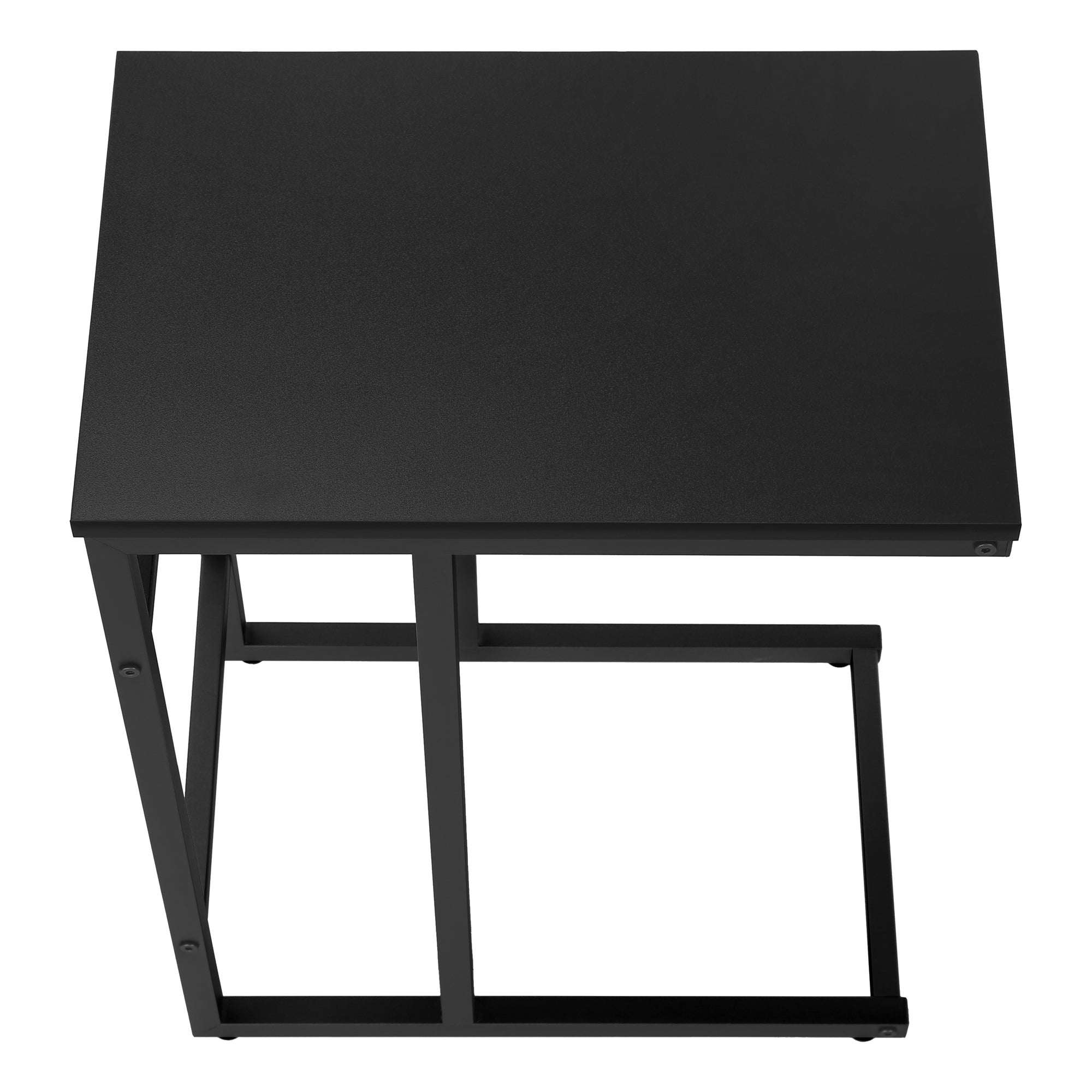 NIGHTSTAND - 24"H / BLACK / BLACK METAL #I 2170