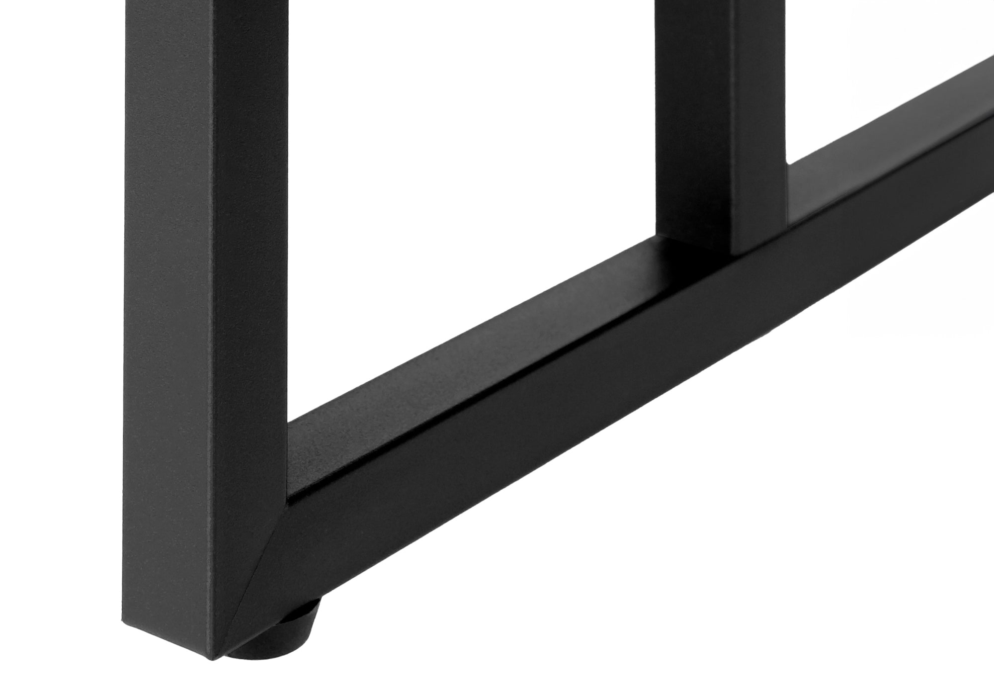 NIGHTSTAND - 24"H / BLACK / BLACK METAL #I 2170