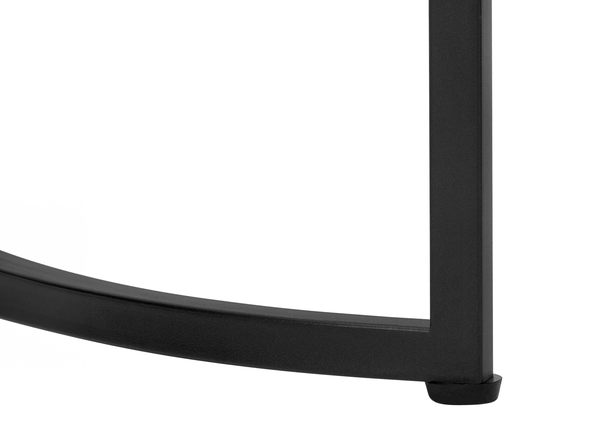 TABLE D'APPOINT - 24"H / ASPECT PIERRE GRISE / MÉTAL NOIR #I 2206