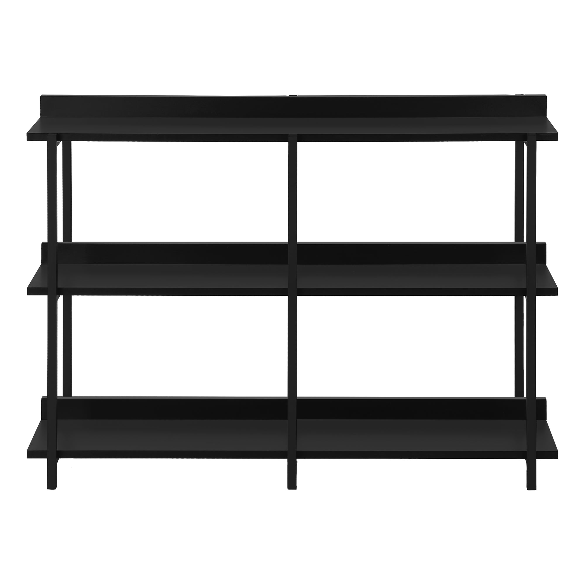 TABLE D'APPOINT - 48"L / NOIR / CONSOLE D'ENTRÉE EN MÉTAL NOIR #I 2219