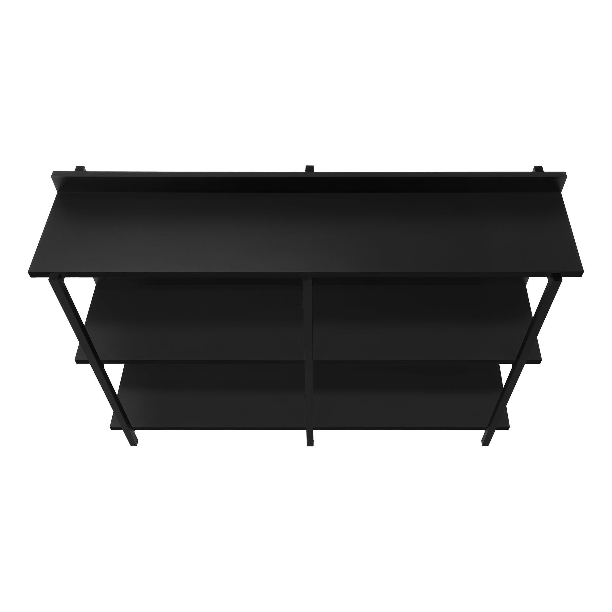 ACCENT TABLE - 48"L / BLACK / BLACK METAL HALL CONSOLE #I 2219