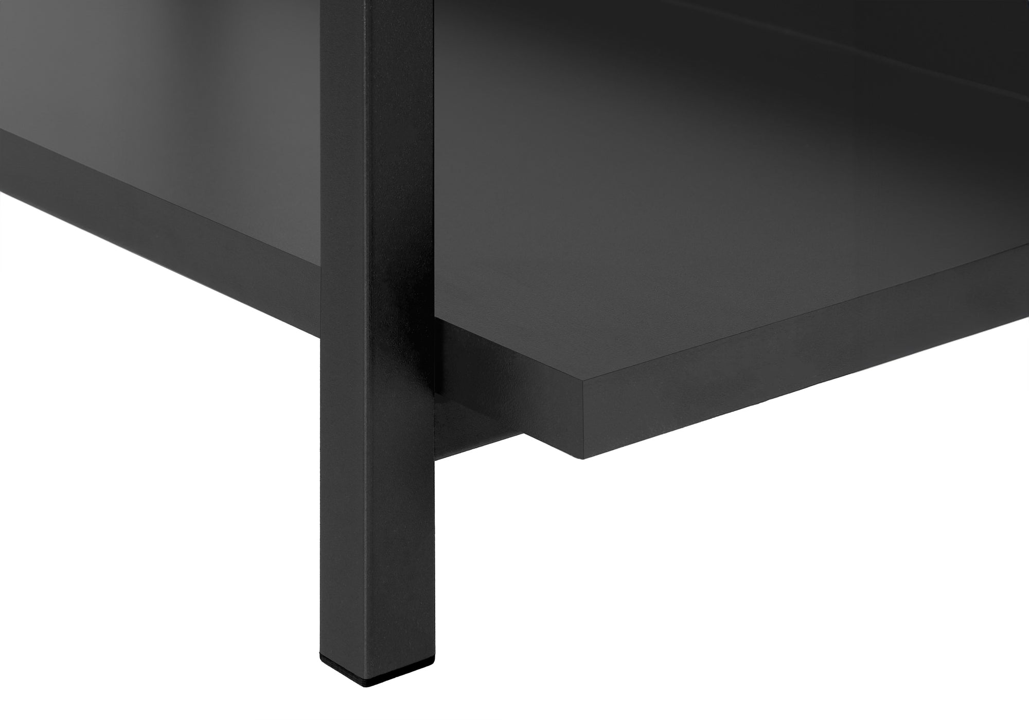 ACCENT TABLE - 48"L / BLACK / BLACK METAL HALL CONSOLE #I 2219