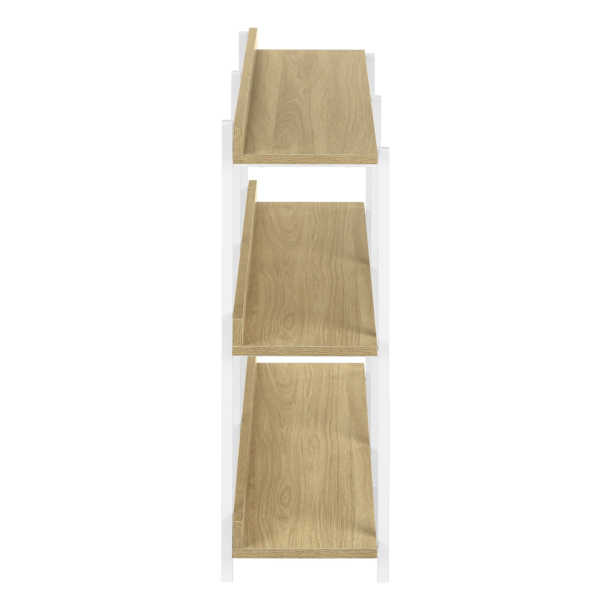 TABLE D'APPOINT - 48"L / CONSOLE D'ENTRÉE EN MÉTAL NATUREL / BLANC #I 2222