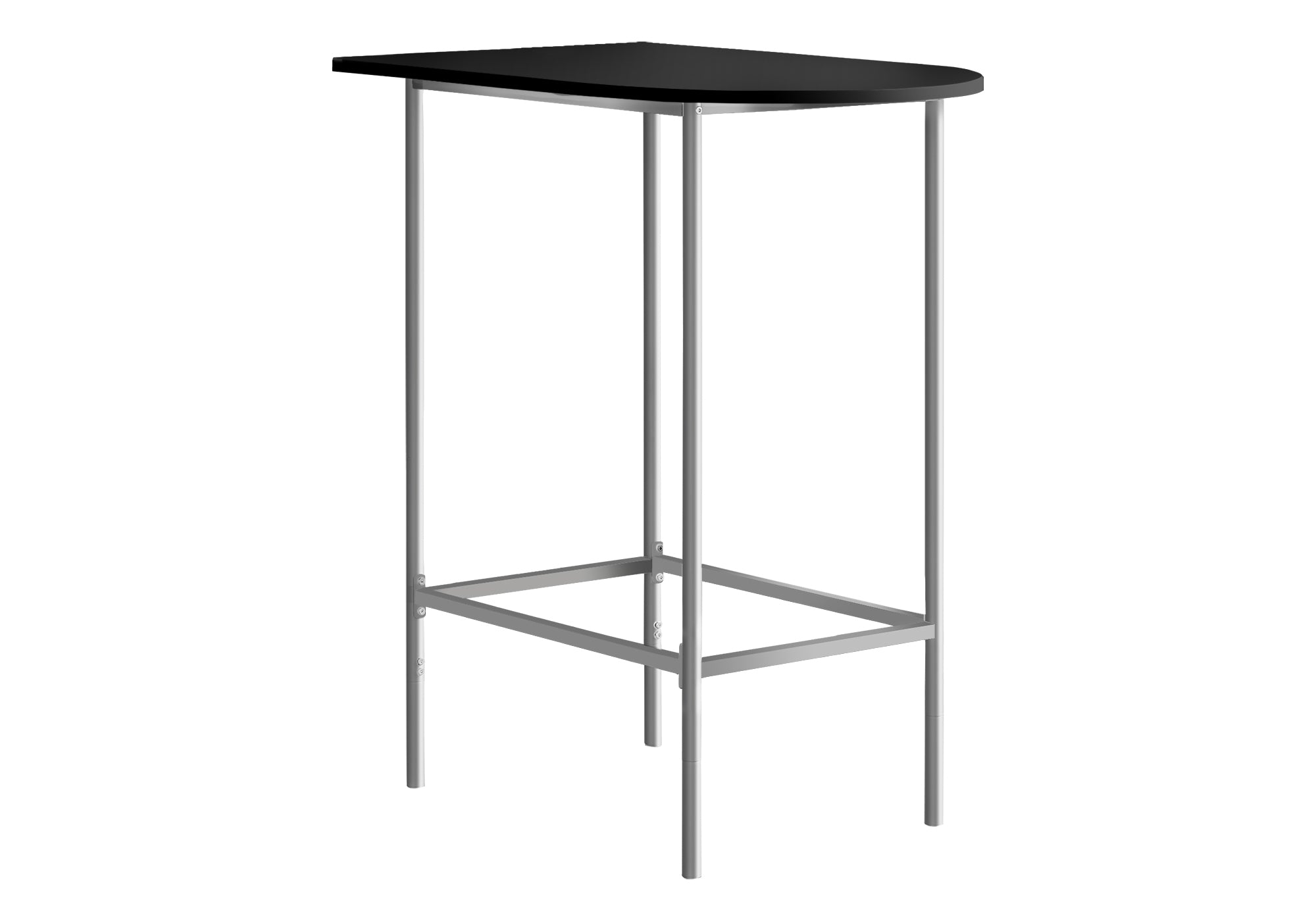 BAR POUR LA MAISON - 24"X 36" / ÉCONOMISEUR D'ESPACE EN MÉTAL NOIR / ARGENT # I 2335