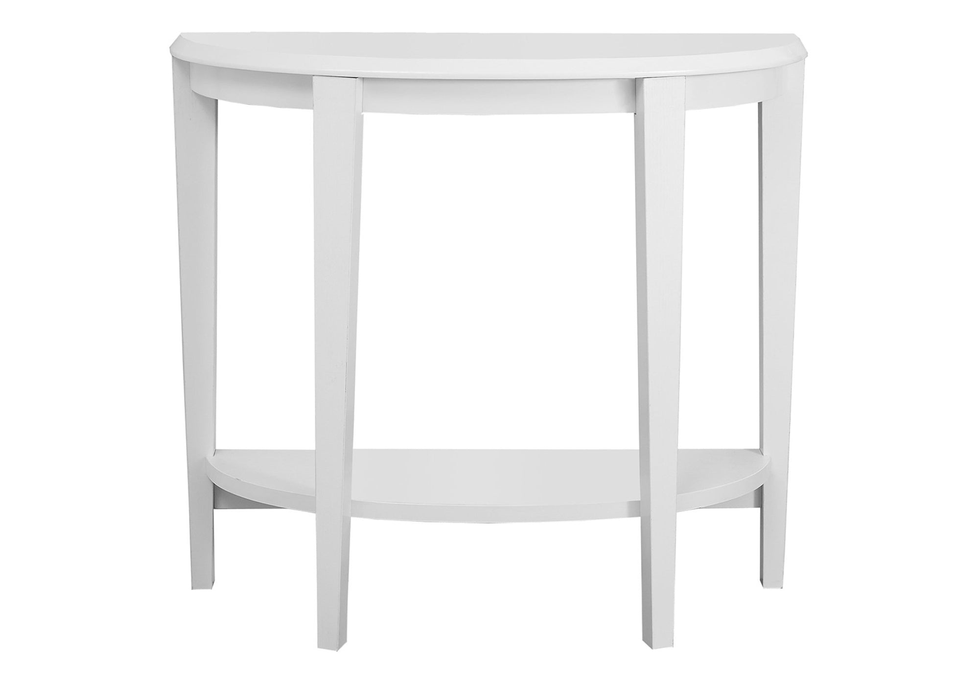 TABLE D'APPOINT - 36"L / CONSOLE D'ENTRÉE BLANCHE #I 2451