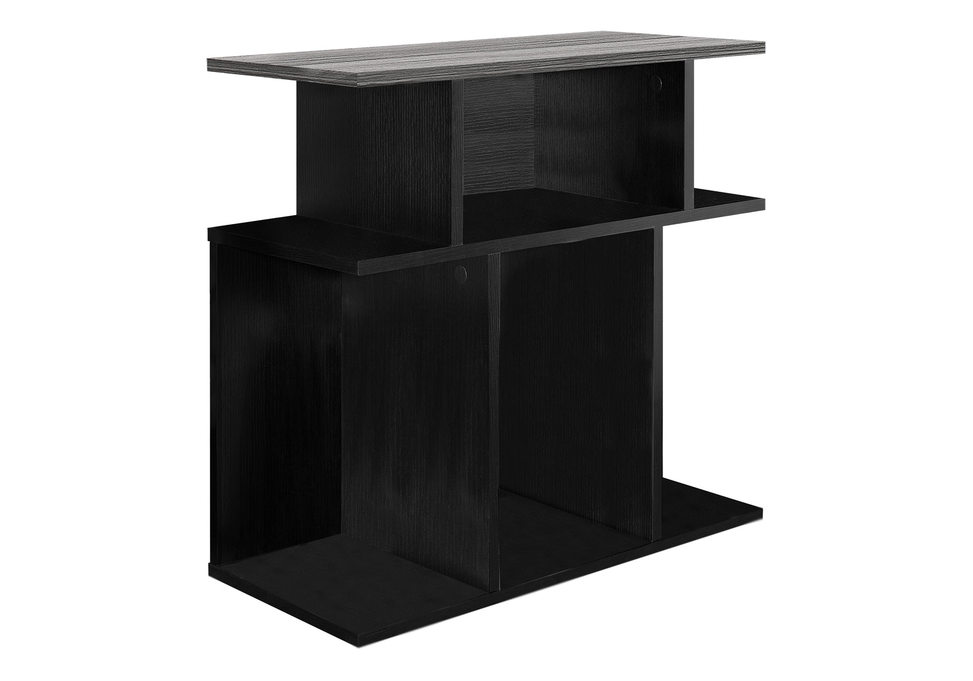 TABLE D'APPOINT - 24"H / DESSUS NOIR / GRIS #I 2477