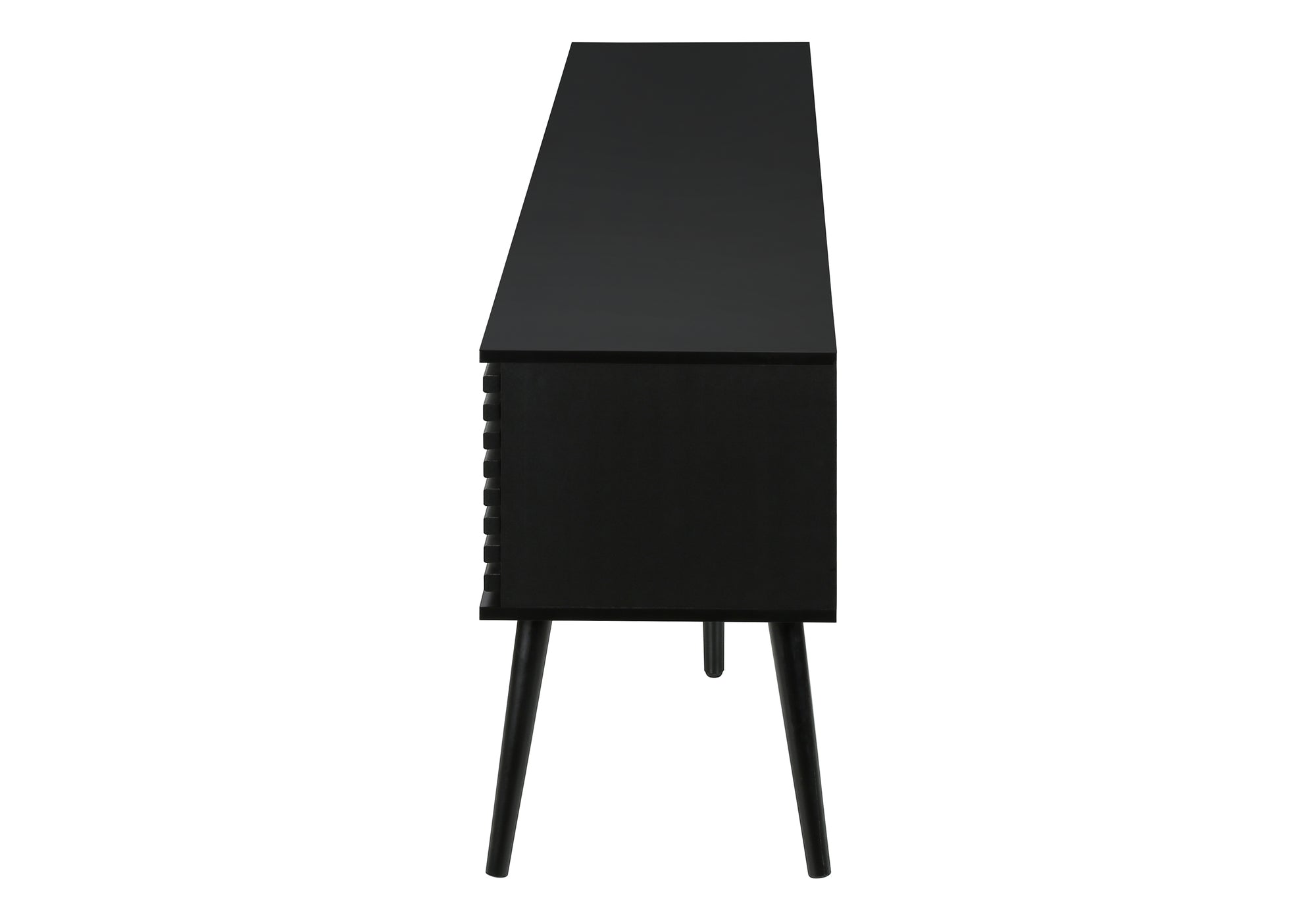 MEUBLE TV - 72"L / NOIR AVEC 2 PORTES # I 2783