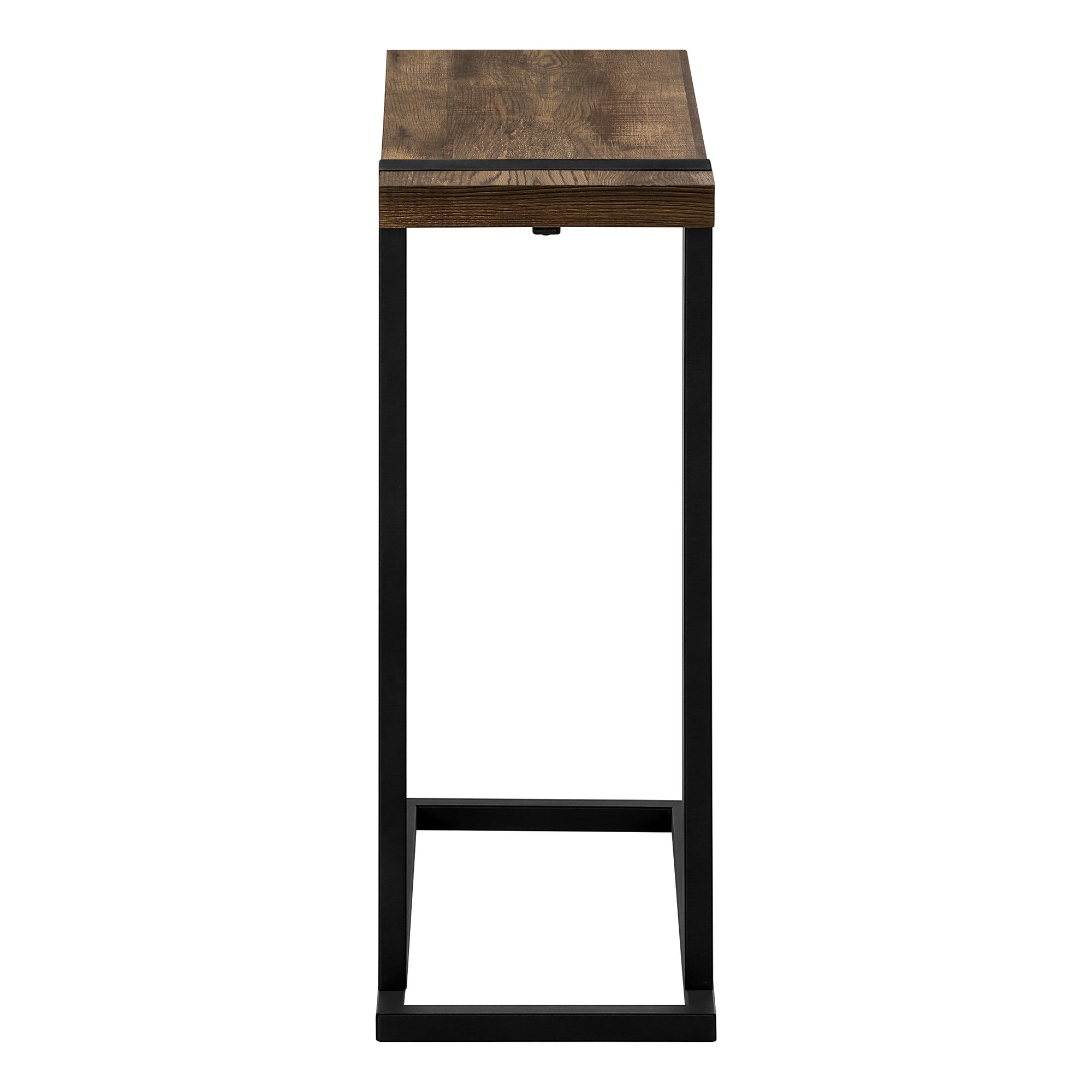 NIGHTSTAND - BROWN RECLAIMED WOOD-LOOK / BLACK METAL #I 2853