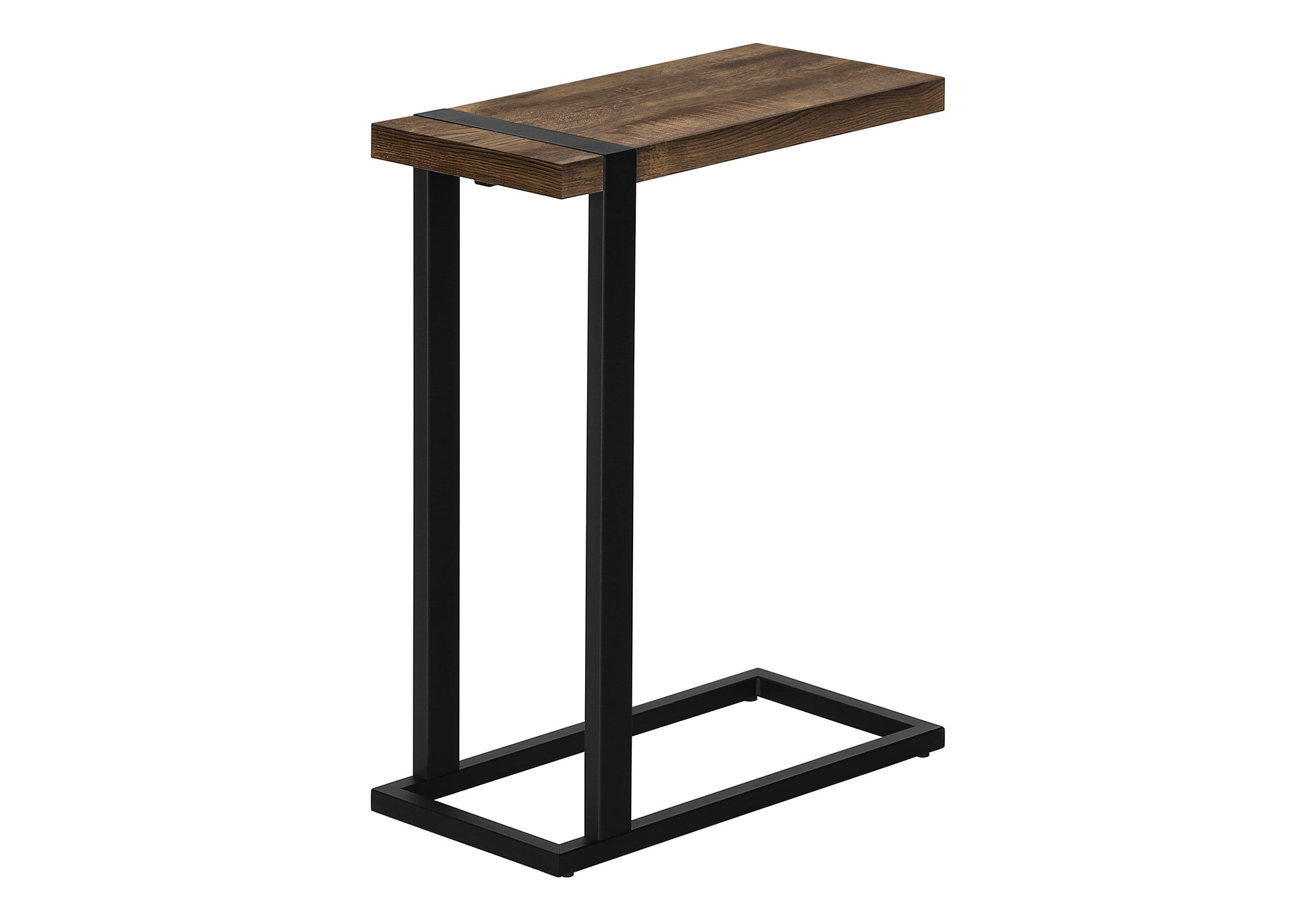 NIGHTSTAND - BROWN RECLAIMED WOOD-LOOK / BLACK METAL #I 2853