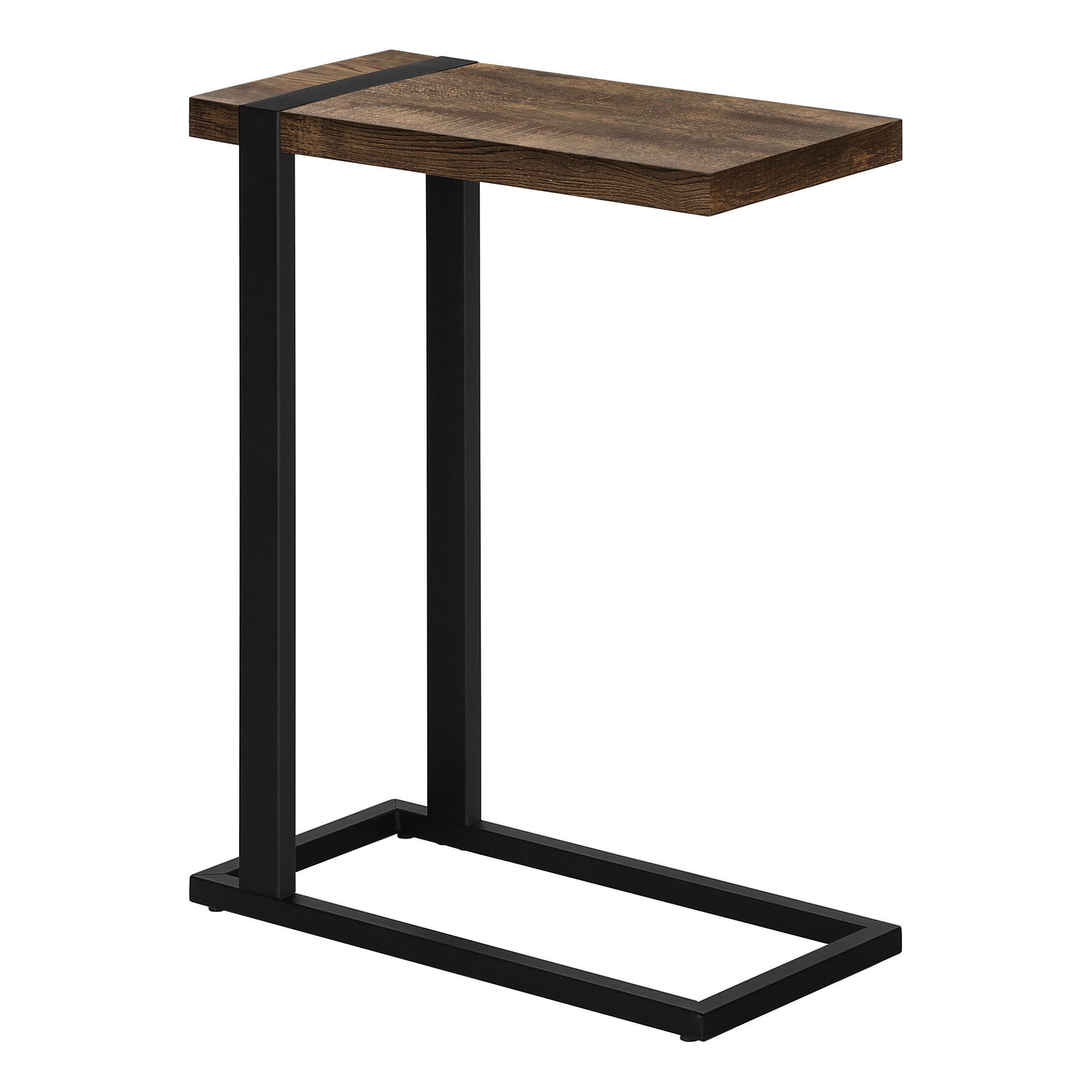 NIGHTSTAND - BROWN RECLAIMED WOOD-LOOK / BLACK METAL #I 2853