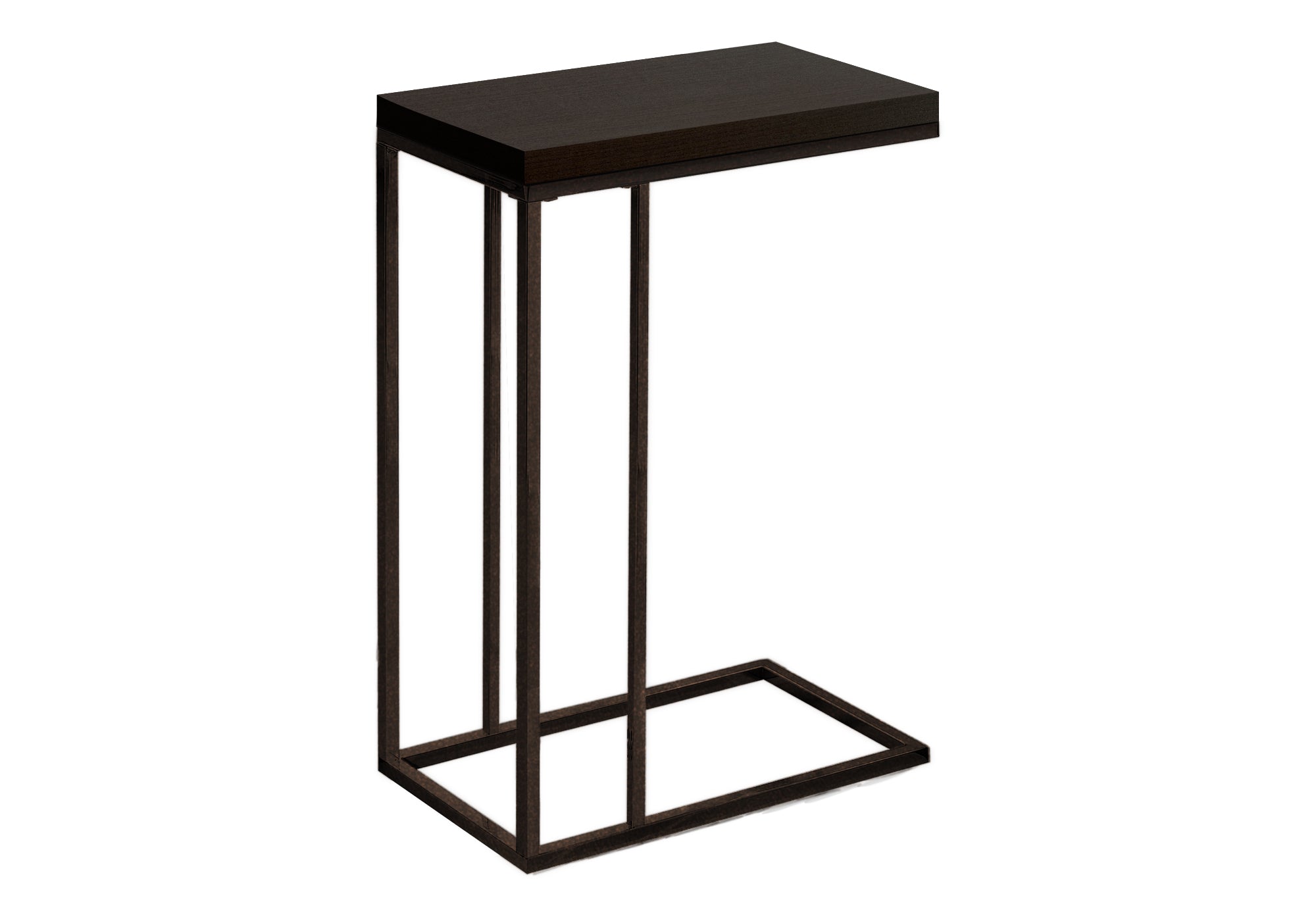 NIGHTSTAND - ESPRESSO / BRONZE METAL #I 3088